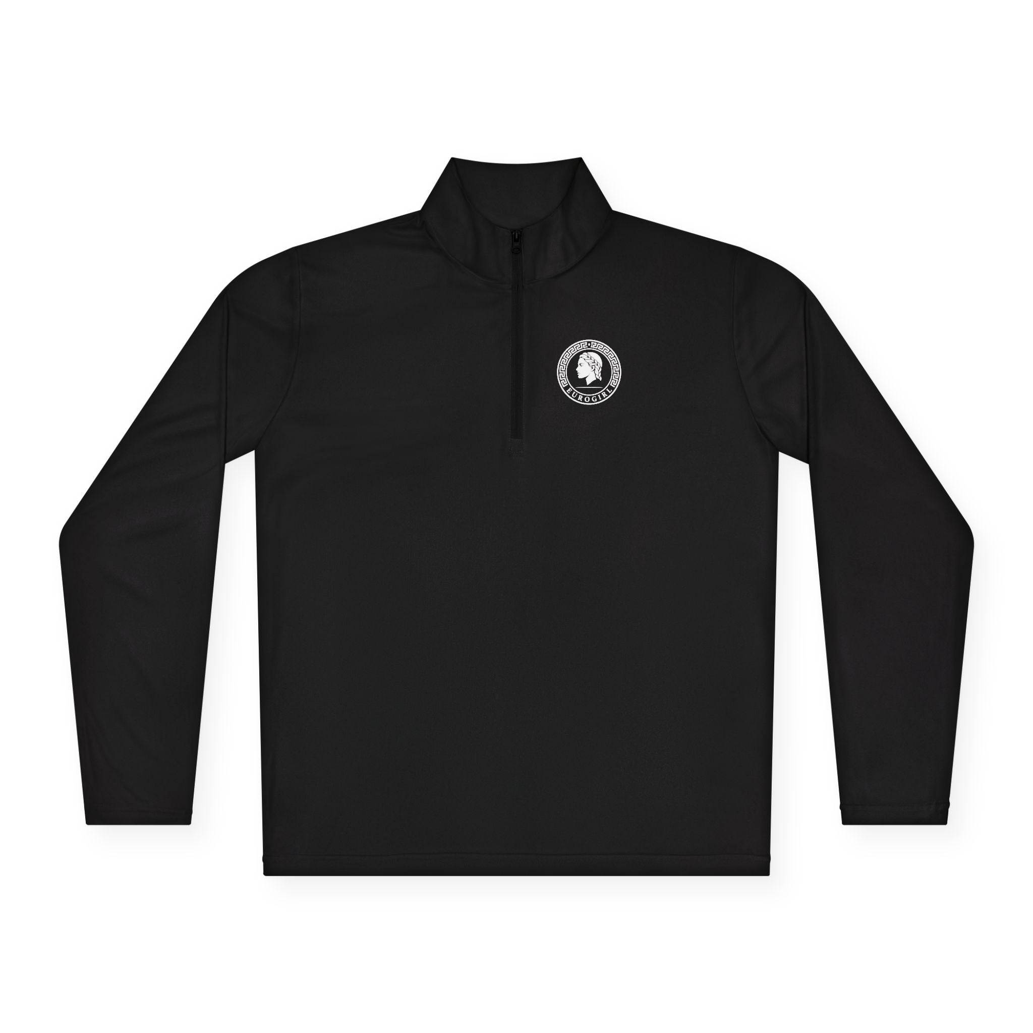 Quarter-Zip Pullover – Vintage Silhouette Logo Pullover