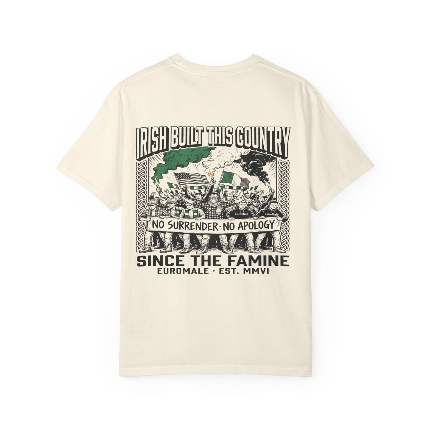 Printify T-Shirt Irish American Heritage T-Shirt — Celebrating the Irish Laborers Who Built America
