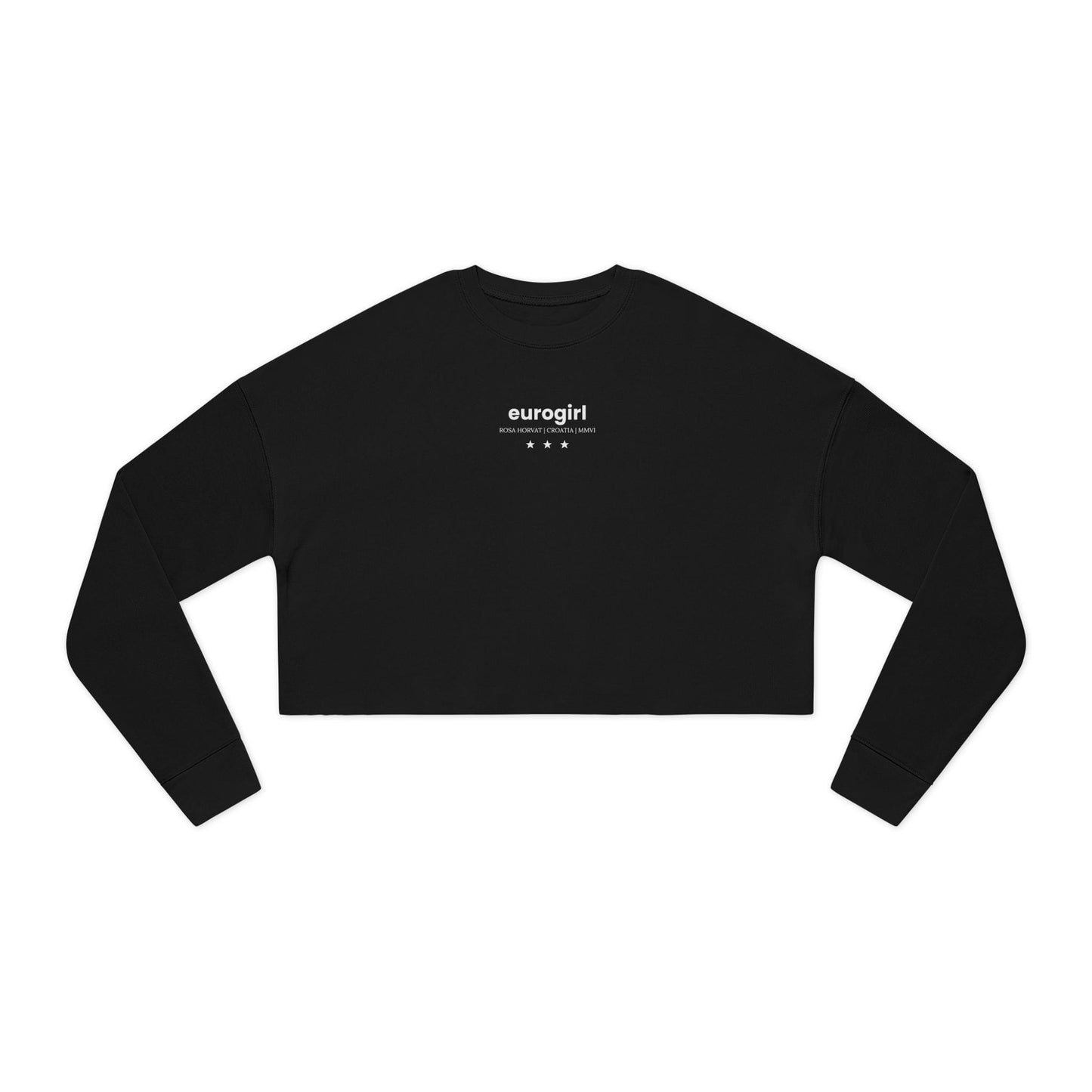Printify Sweatshirt EuroGirl Lover Girl Crop