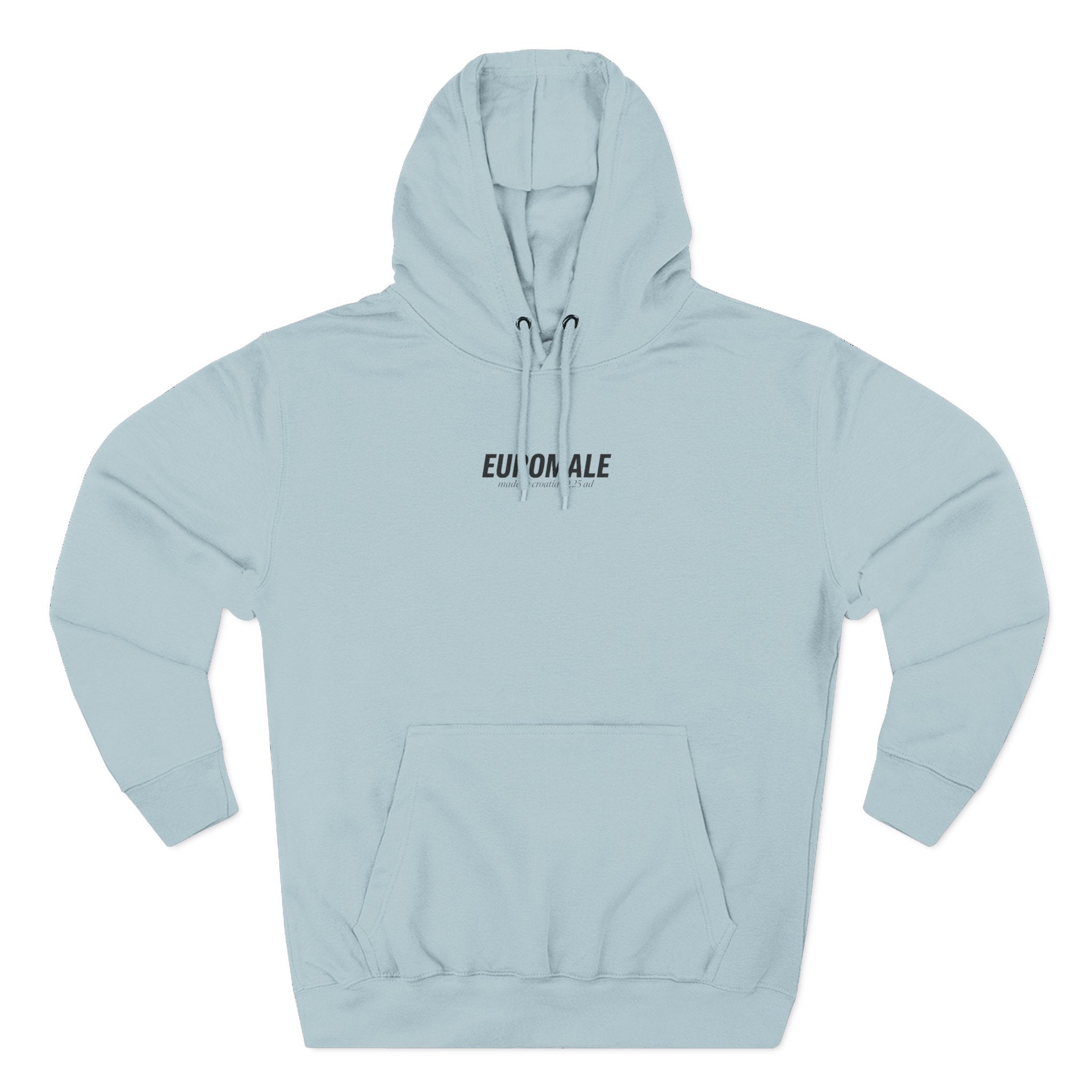 Euromale 'Fear of Mog' Hoodie – Minimal Graphic Fleece Pullover