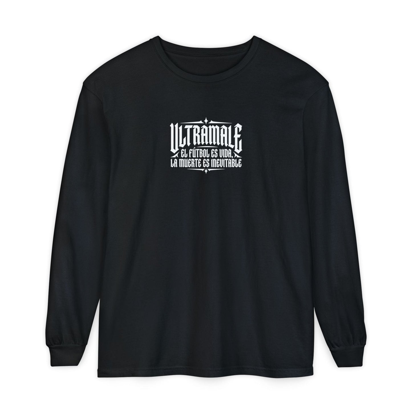 Printify Long-sleeve UltraMale Long Sleeve- Santa Muerte Long Sleeve Tee