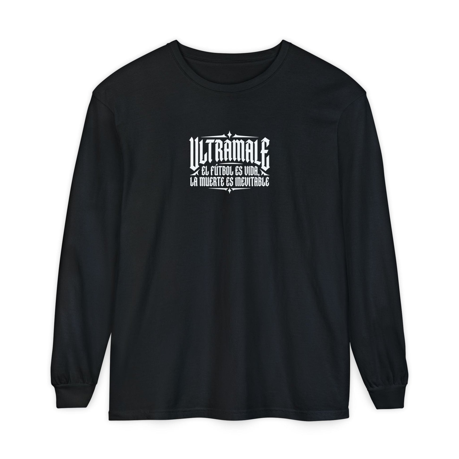 Printify Long-sleeve UltraMale Long Sleeve- Santa Muerte Long Sleeve Tee
