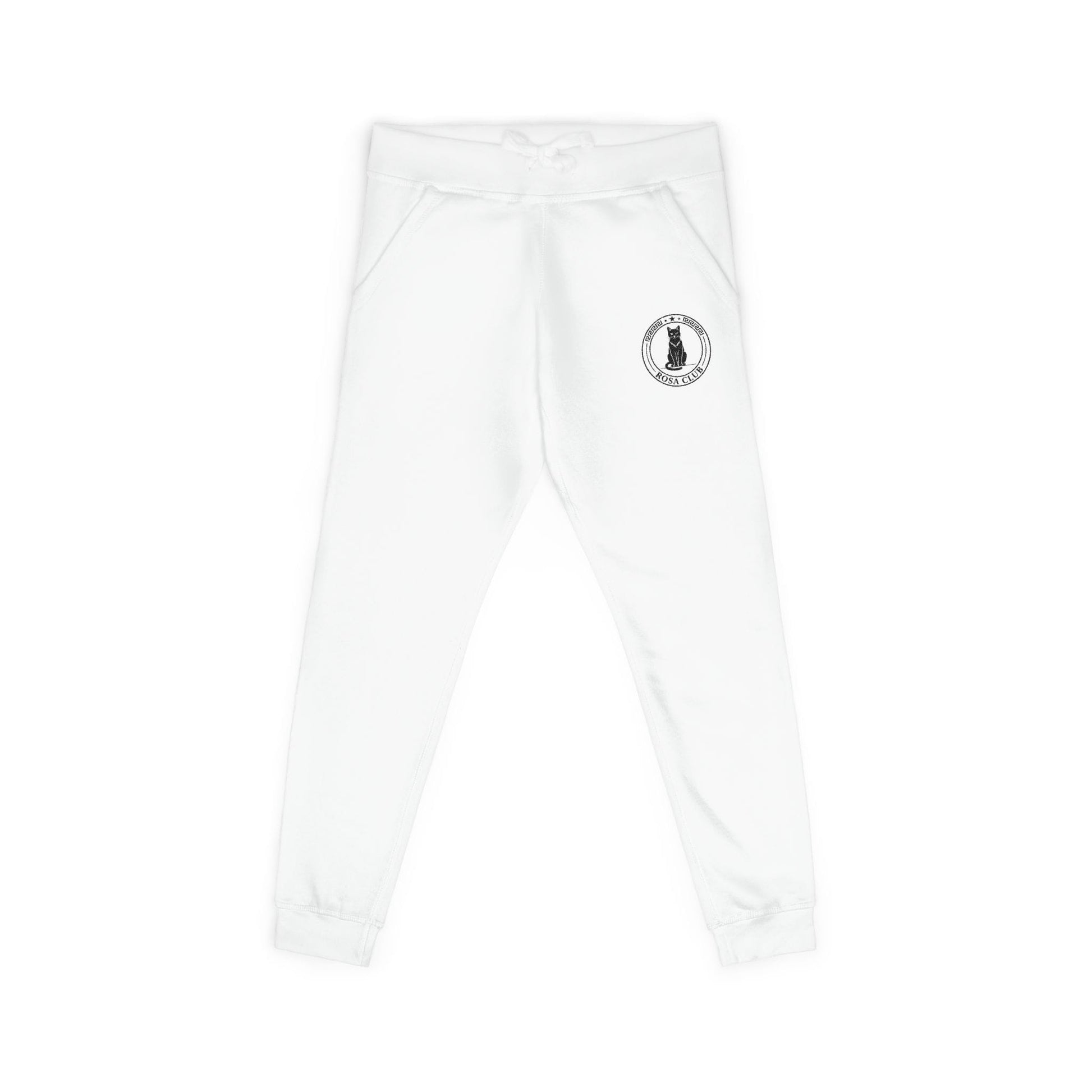 Printify Trousers Rosa Club Cat Embroidered Sweatpants