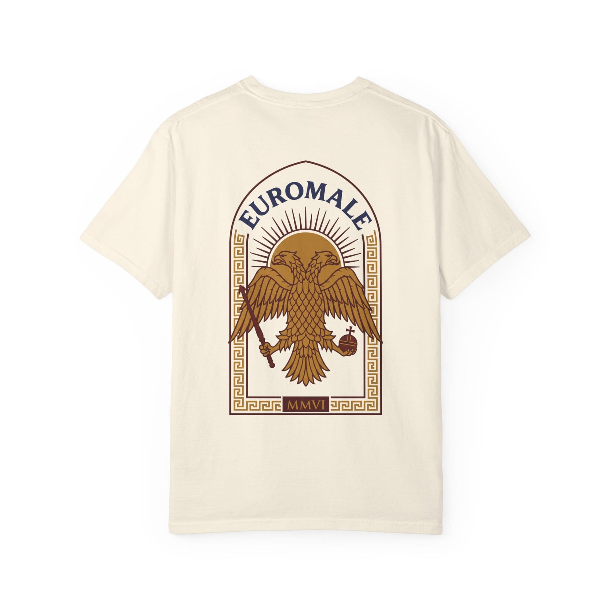 Printify T-Shirt Euro Male Byzantine Ivory Tee