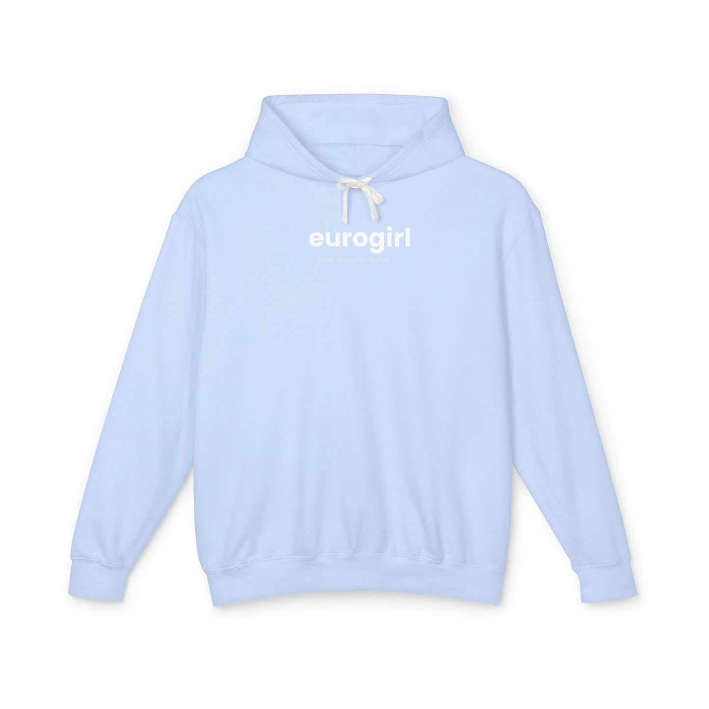 Printify Hoodie EuroGirl Baby Blue Pullover