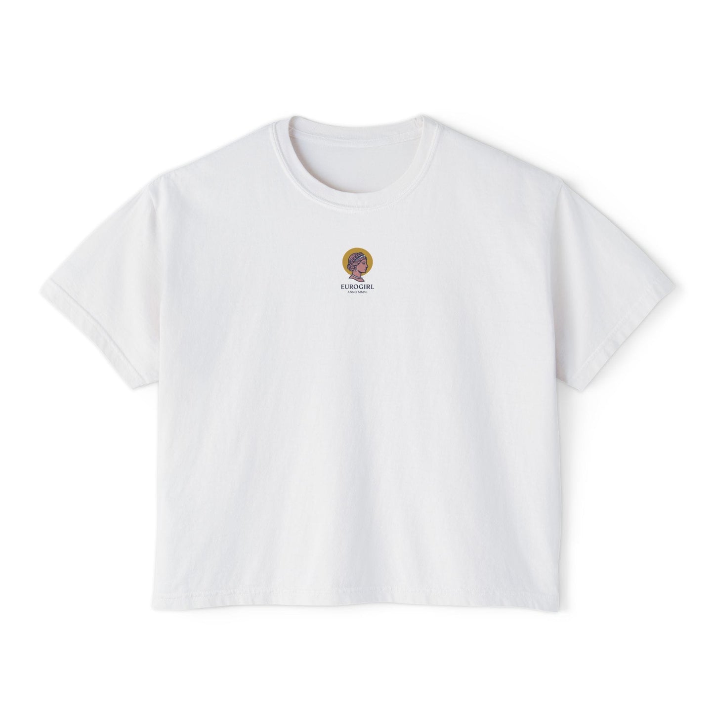 Printify T-Shirt Euro Girl Byzantine Crop