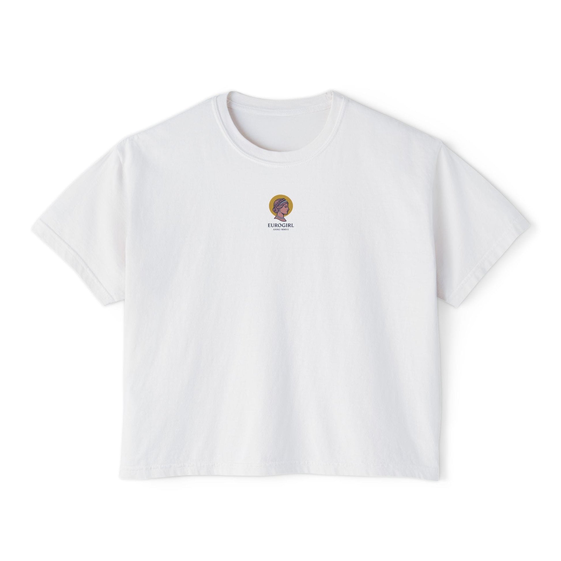 Printify T-Shirt Euro Girl Byzantine Crop