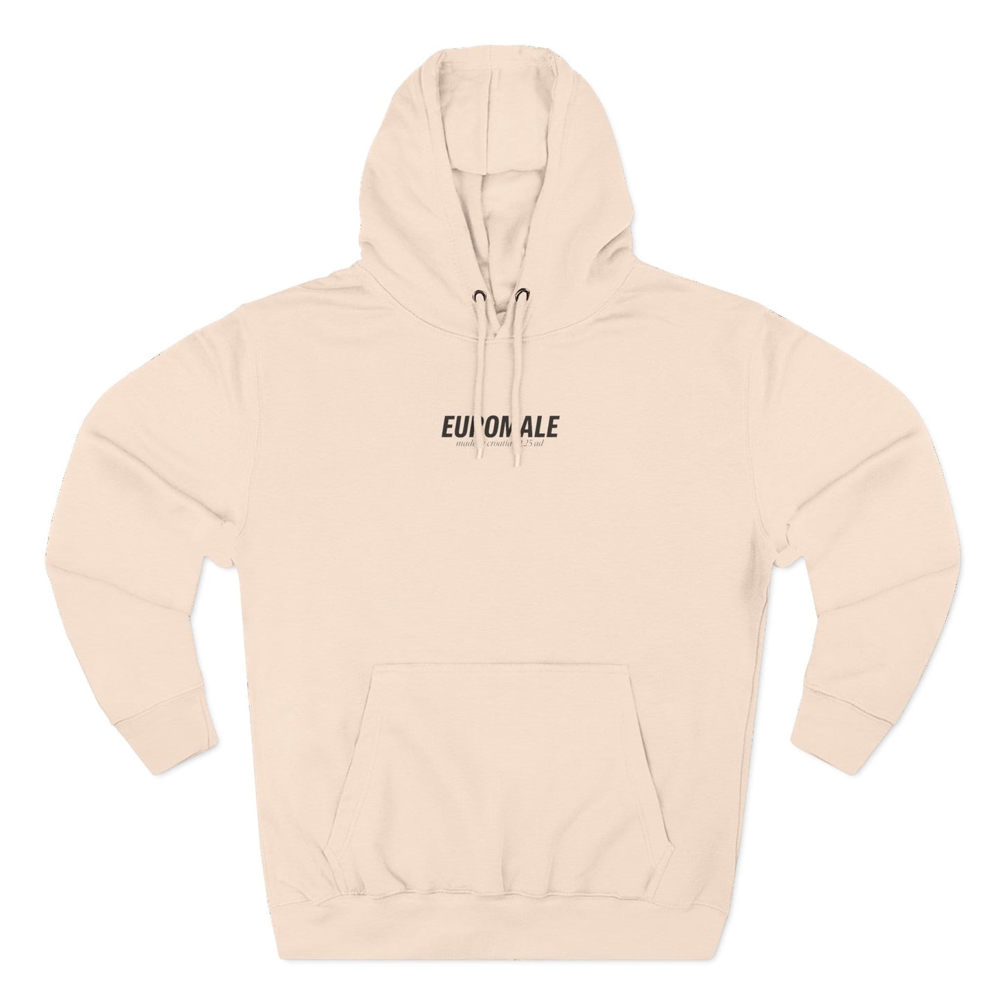 Printify Hoodie Euromale 'Fear of Mog' Hoodie – Minimal Graphic Fleece Pullover