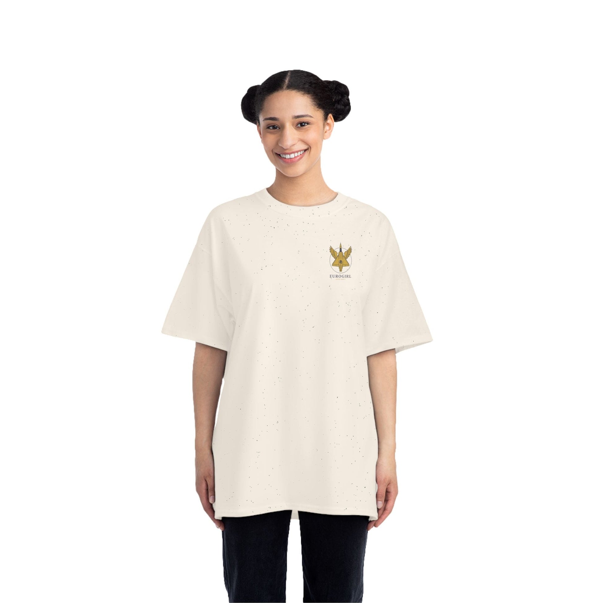 Printify T-Shirt Euro Girl St. George Byzantine Oversized Tee