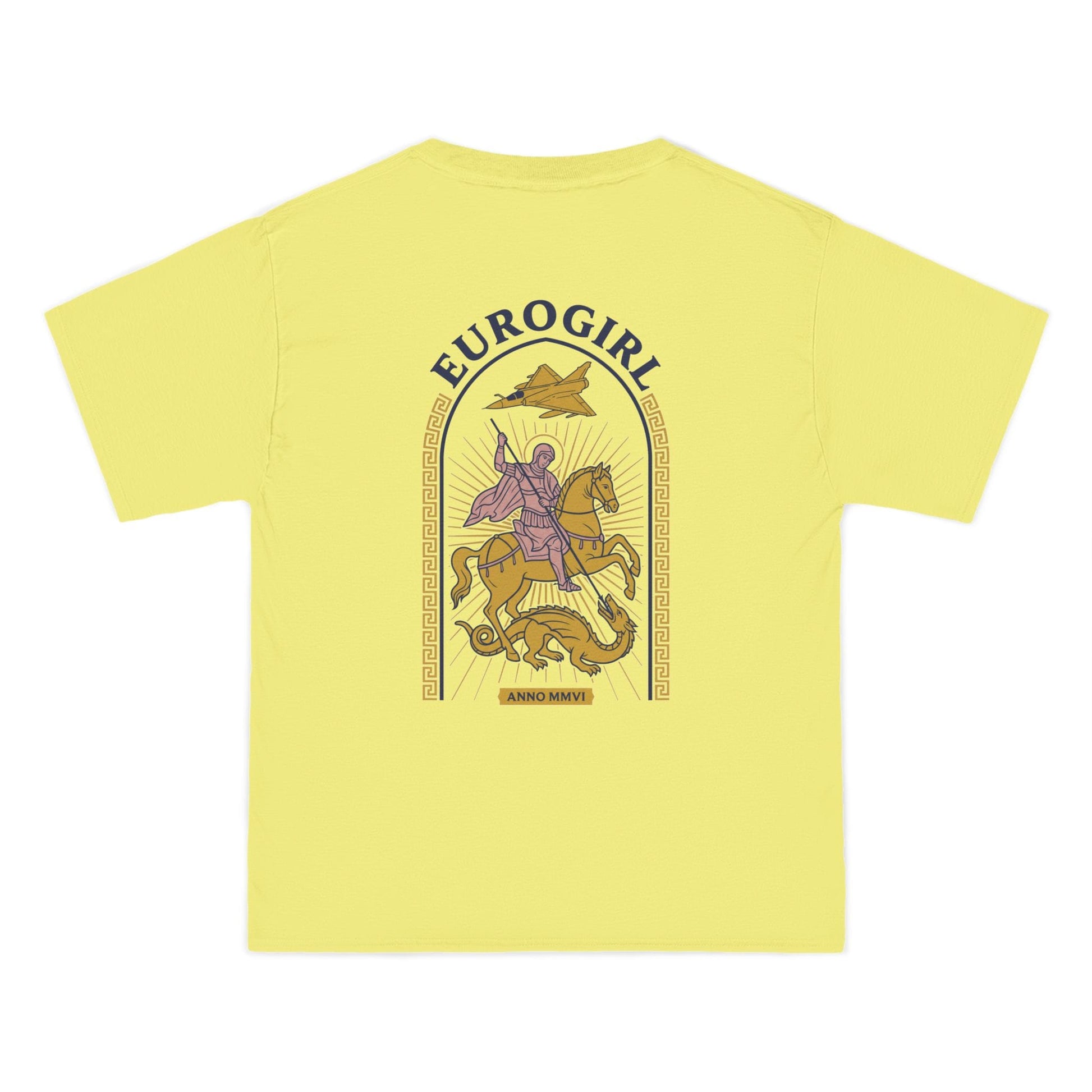 Printify T-Shirt Euro Girl St. George Byzantine Oversized Tee