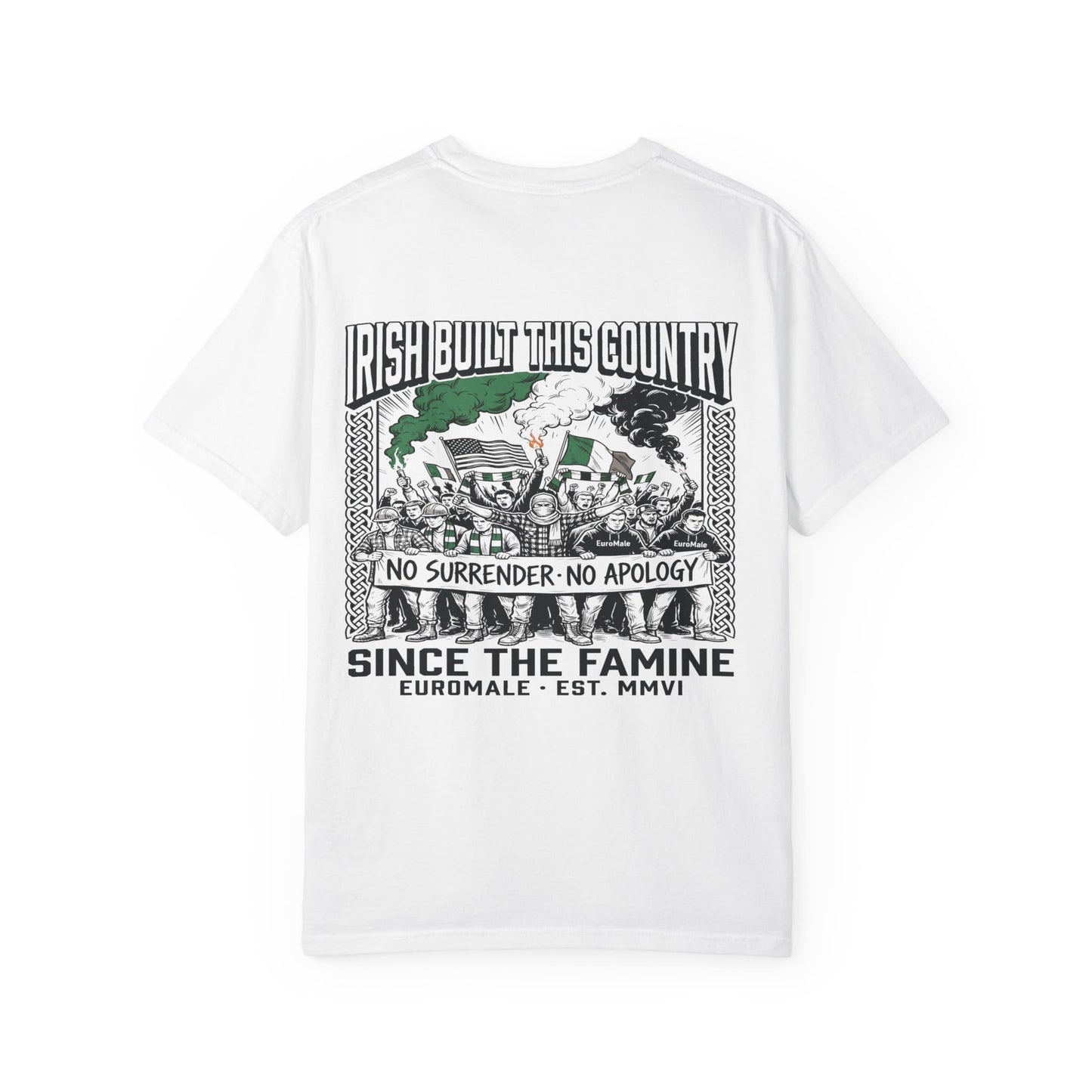 Printify T-Shirt Irish American Heritage T-Shirt — Celebrating the Irish Laborers Who Built America
