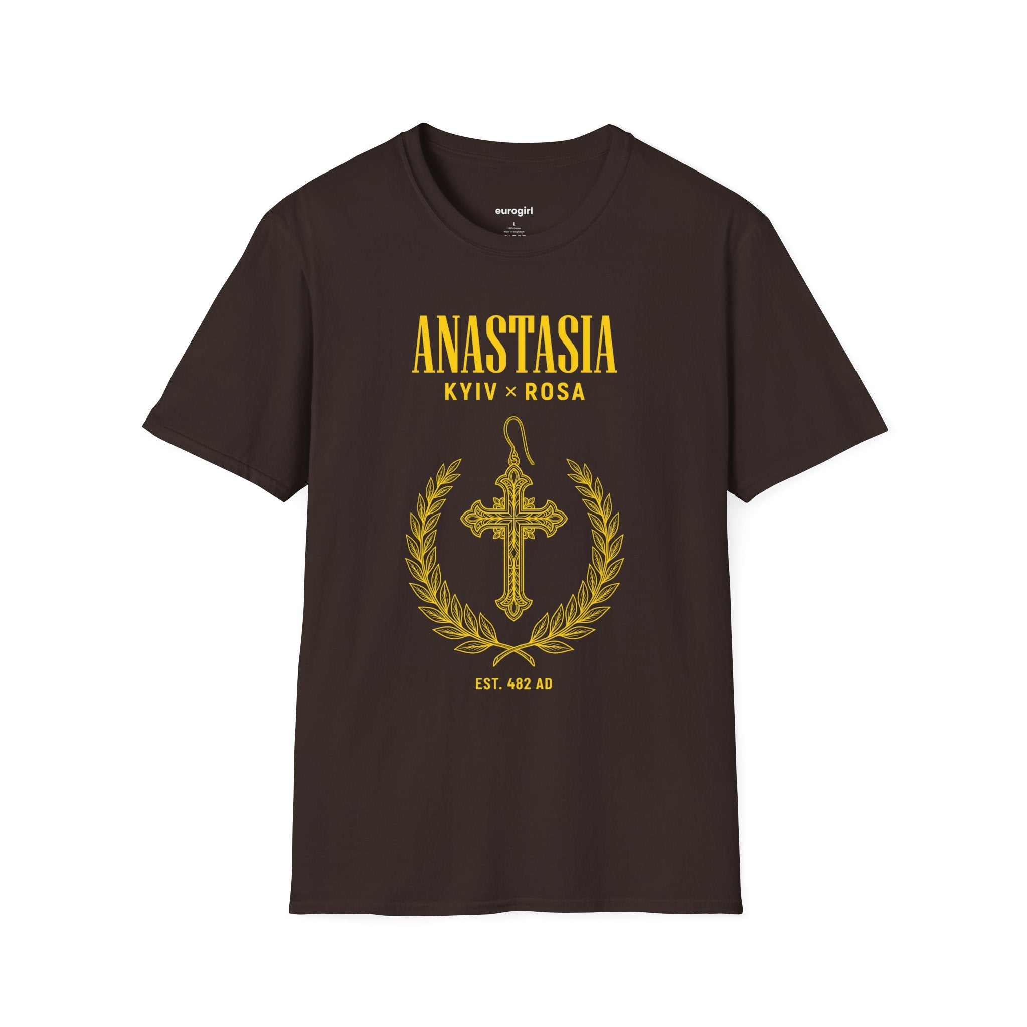 EuroGirl Anastasiax Rosa Kyiv Cross T-Shirt