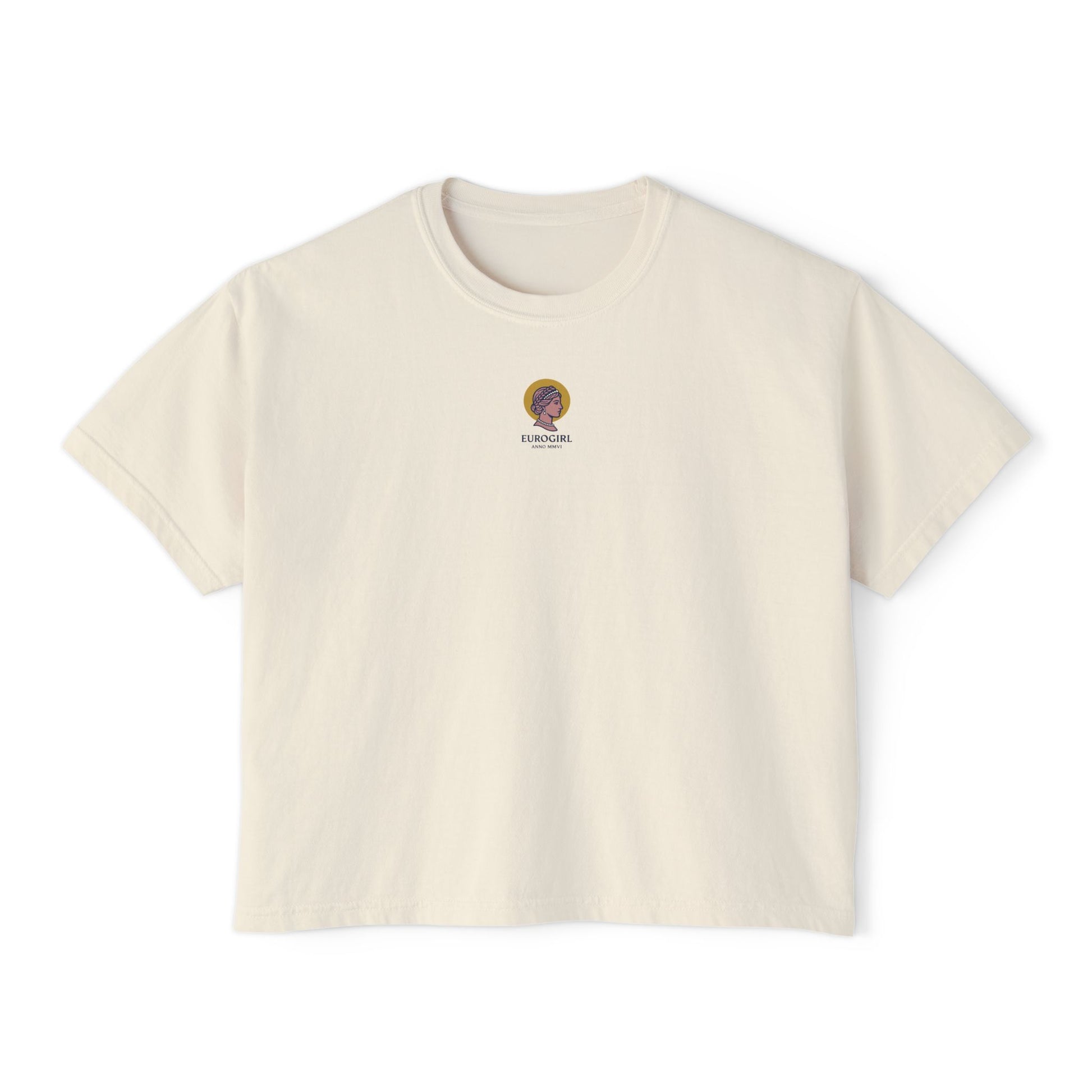 Printify T-Shirt Euro Girl Byzantine Crop