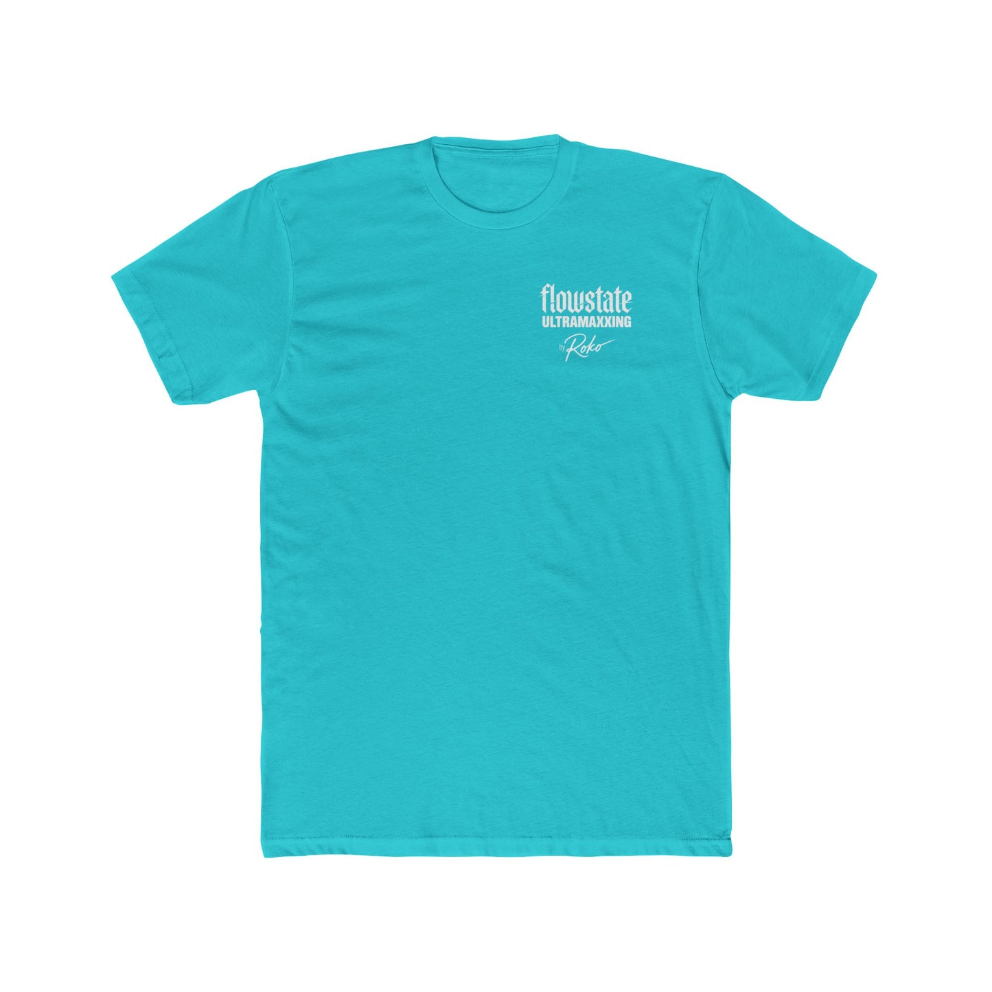 Printify T-Shirt Solid Tahiti Blue / S Ultramaxx World Wide T-Shirt