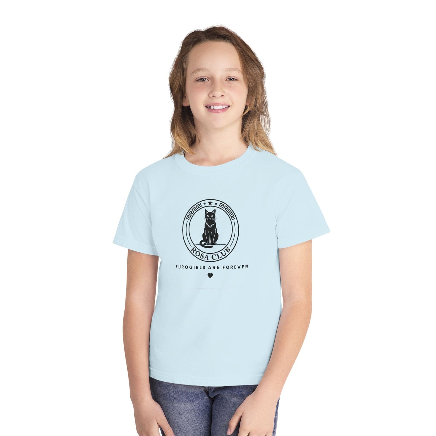 Printify Kids clothes Rosa Club Eurogirls are forever - Cat tshirt