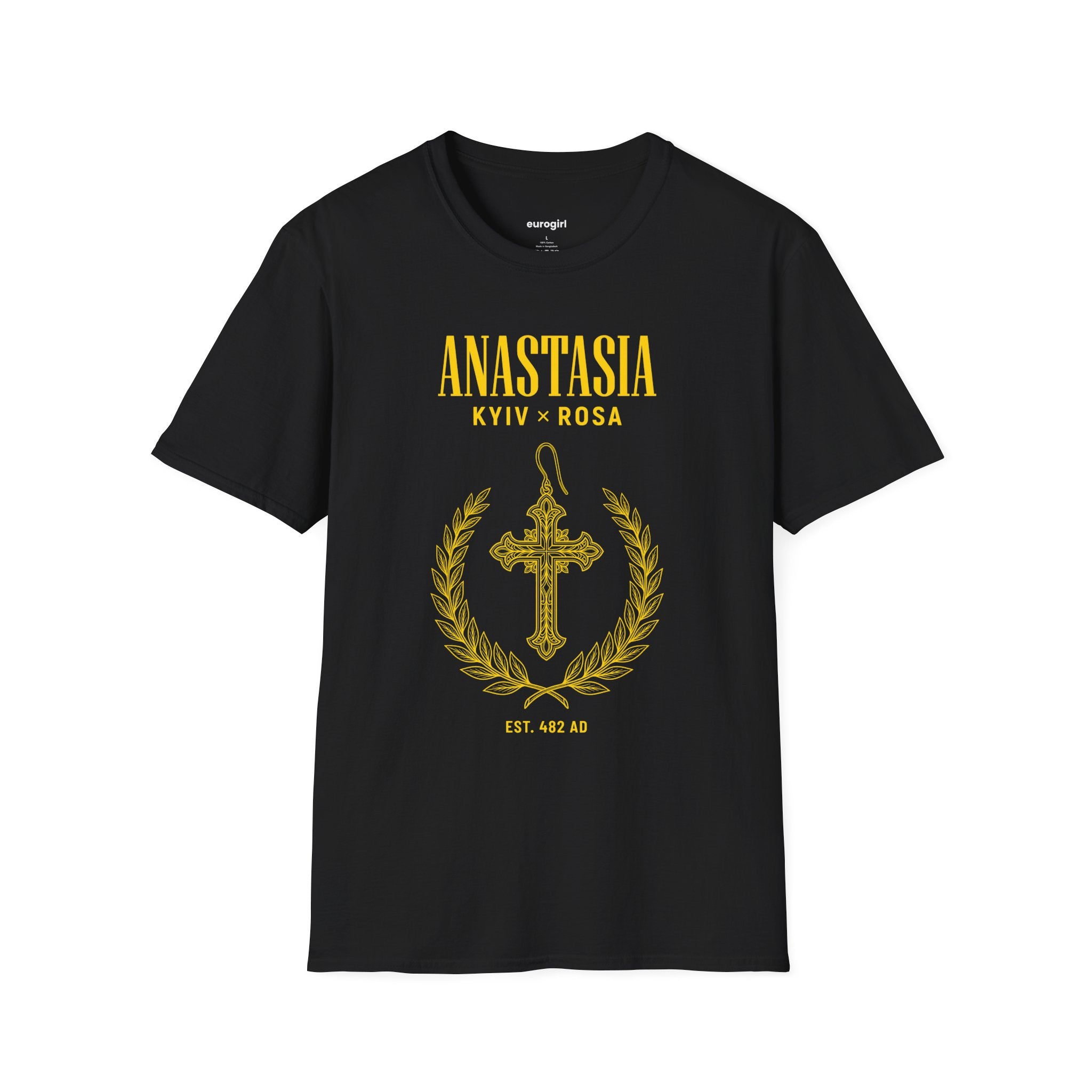 EuroGirl Anastasiax Rosa Kyiv Cross T-Shirt