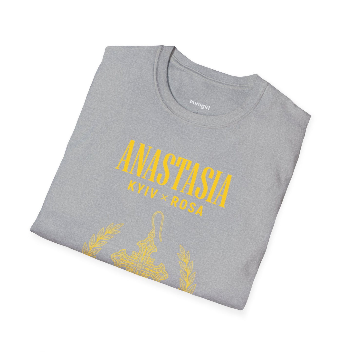 EuroGirl Anastasiax Rosa Kyiv Cross T-Shirt