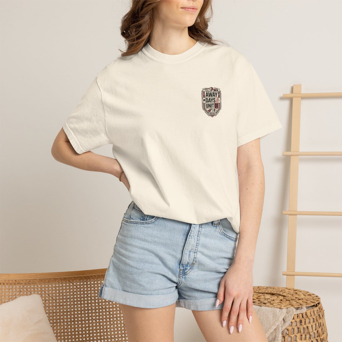 Printify T-Shirt Euro Male Away Days Graphic T-Shirt — "Away Days // Unit 01"