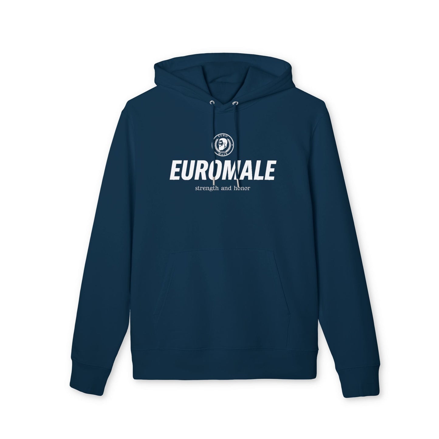 Printify Hoodie S / French Navy EuroMale Strength and Honor Hoodie