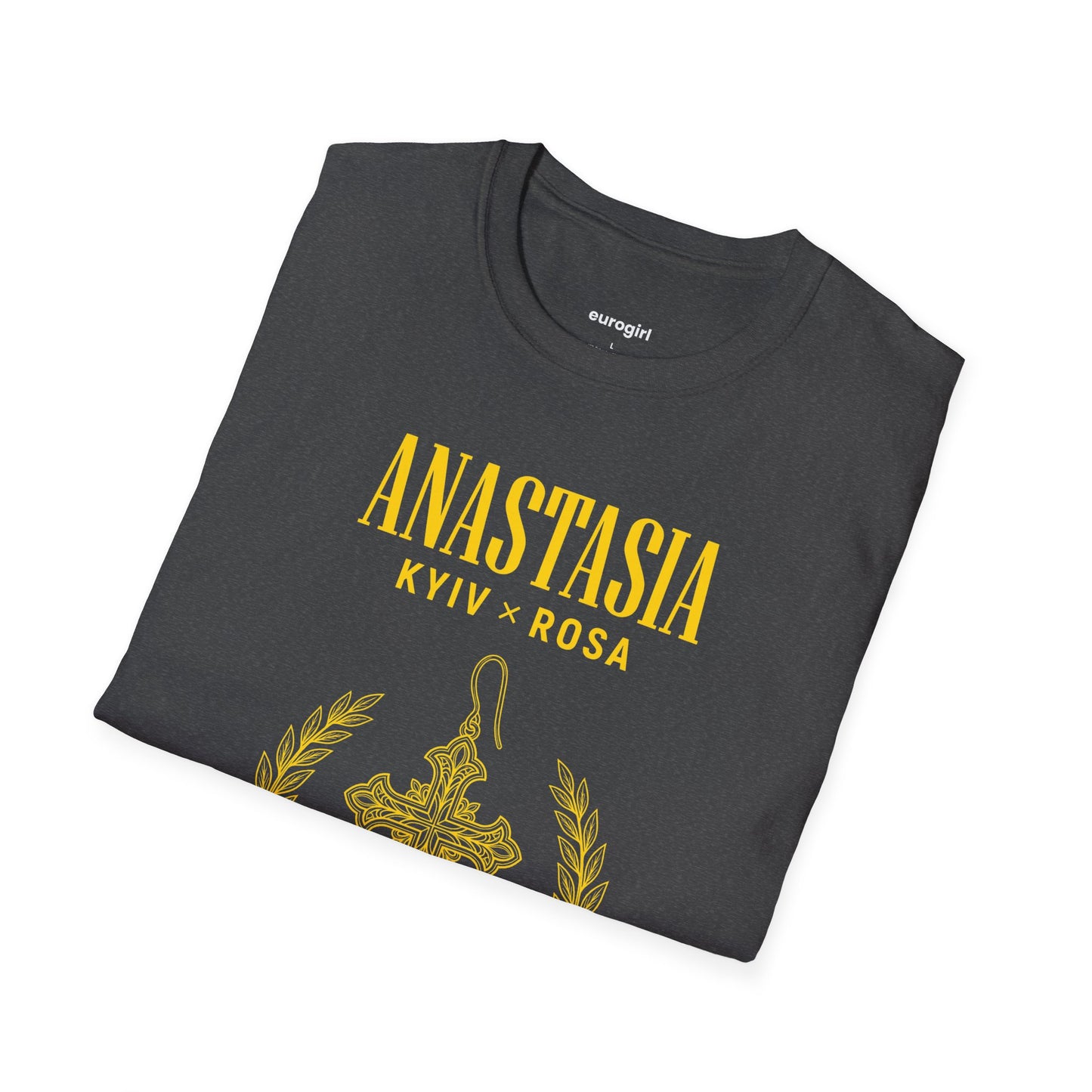 EuroGirl Anastasiax Rosa Kyiv Cross T-Shirt