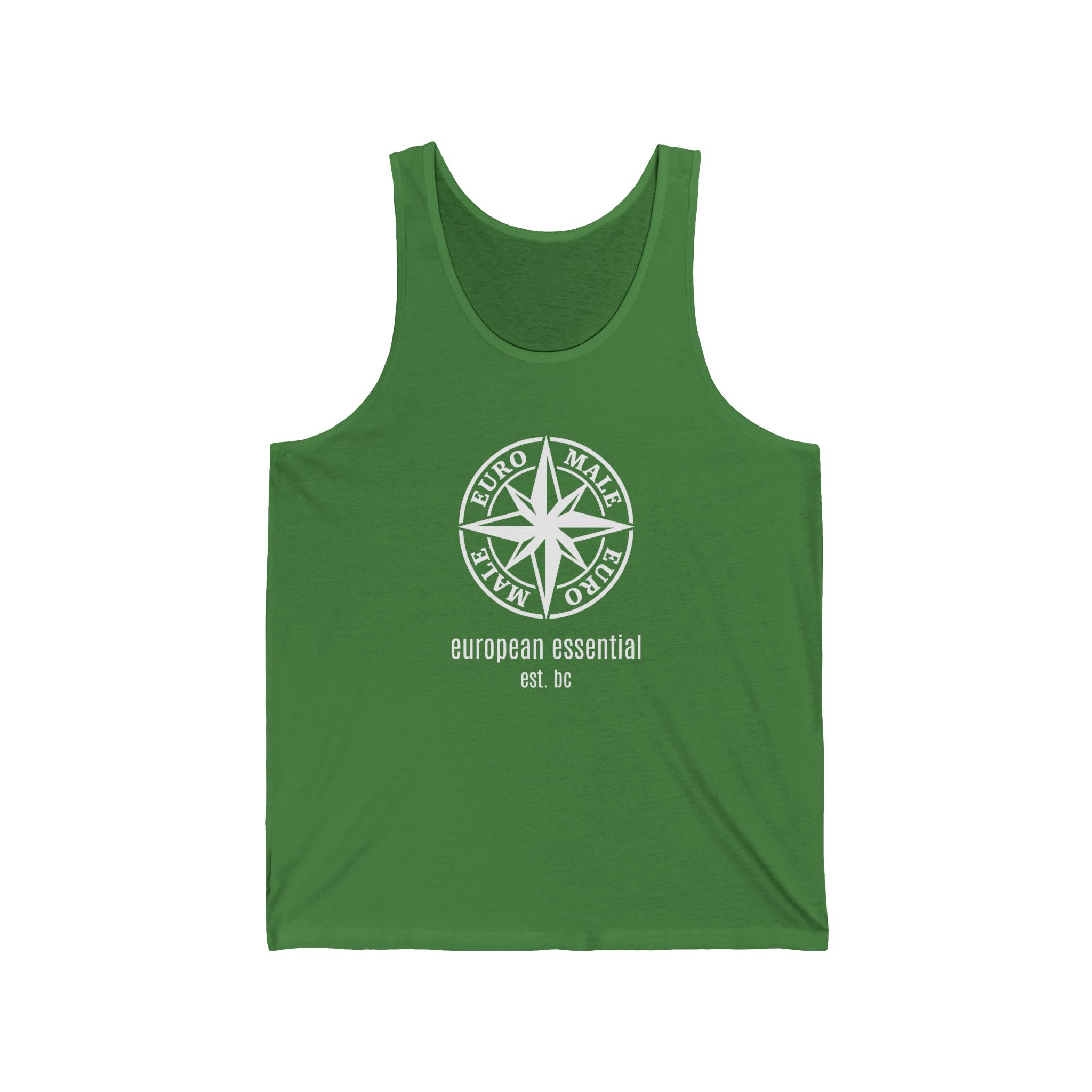 Compass Graphic Tank Top — "European Essential" Logo Vest