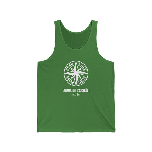 Compass Graphic Tank Top — "European Essential" Logo Vest