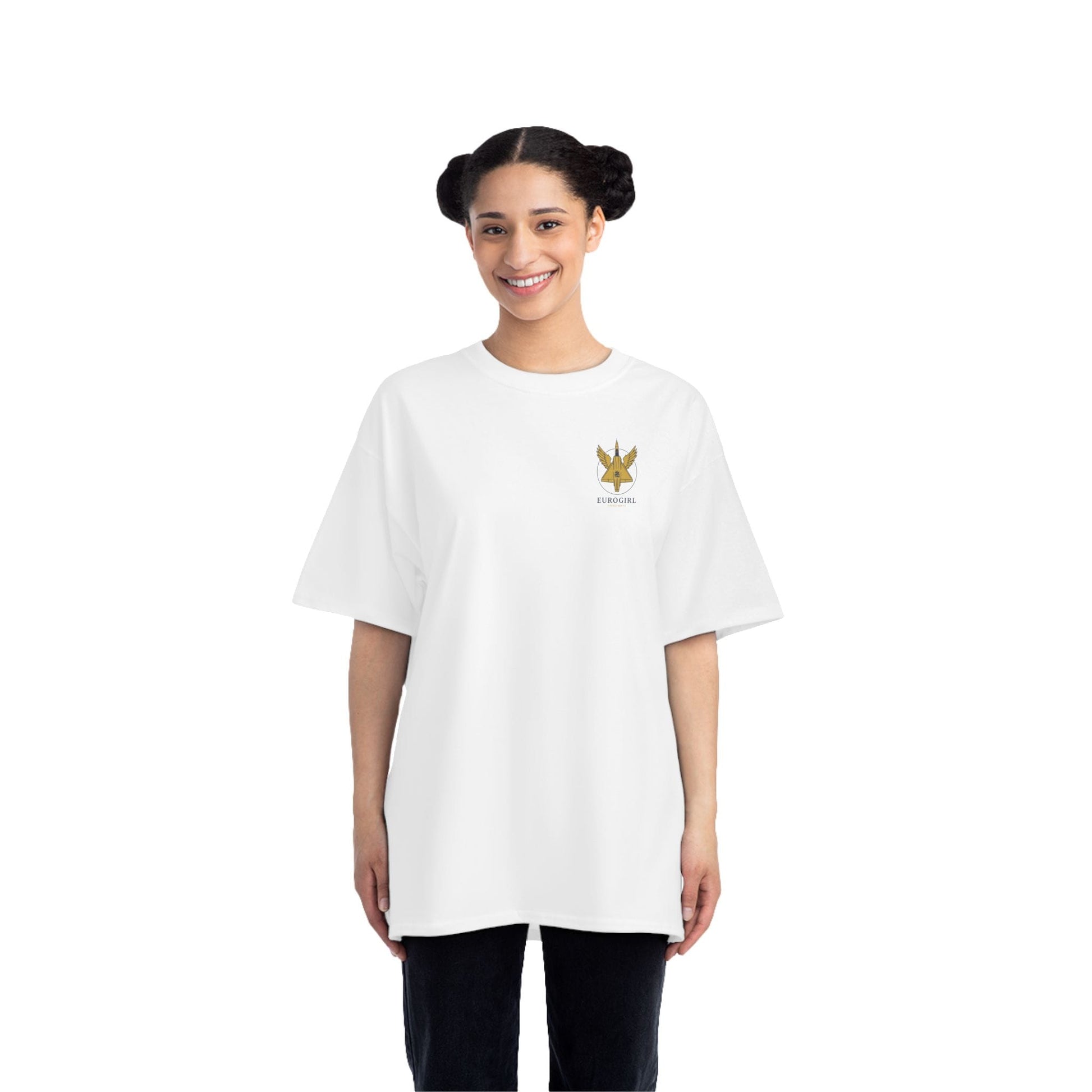 Printify T-Shirt Euro Girl St. George Byzantine Oversized Tee