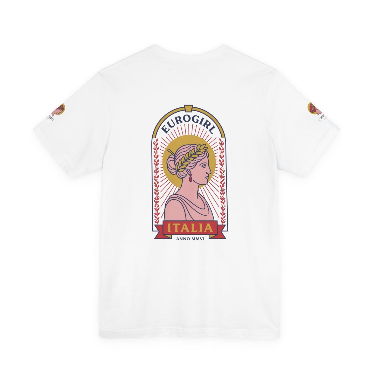 Printify T-Shirt Euro GIrl Italia - Summer Jersey Short Sleeve Tee