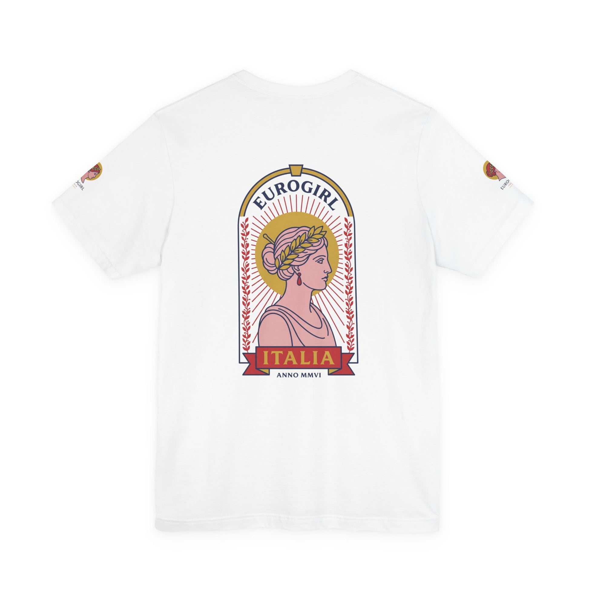 Printify T-Shirt Euro GIrl Italia - Summer Jersey Short Sleeve Tee