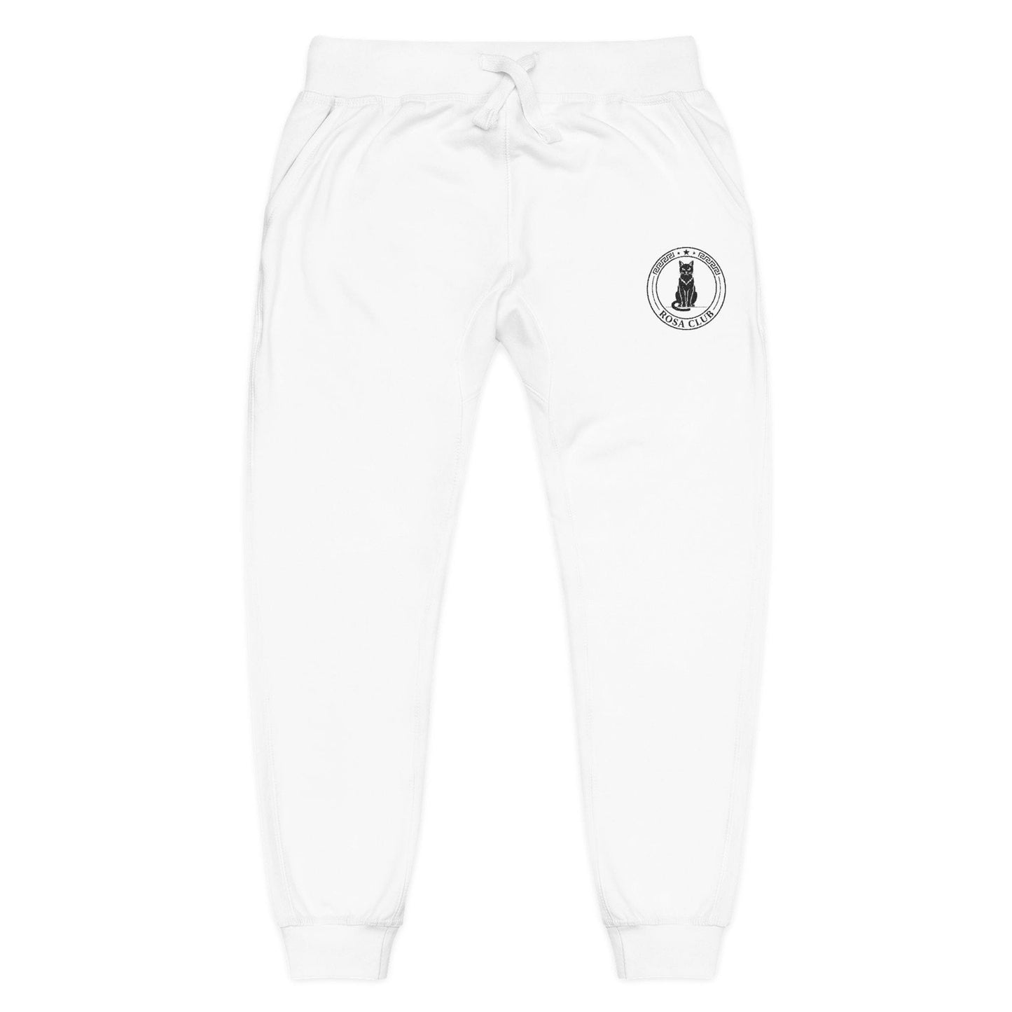 Printify Trousers Rosa Club Cat Embroidered Sweatpants