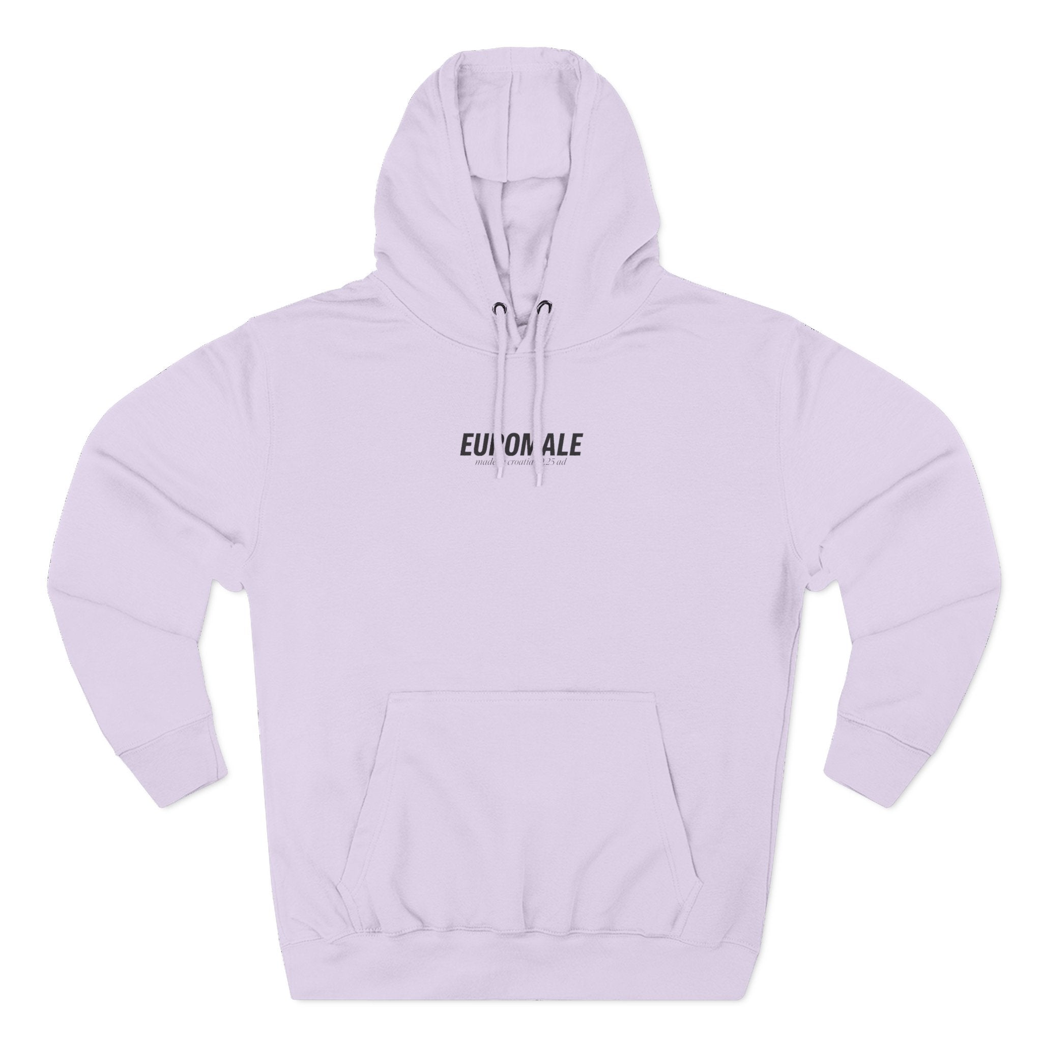 Euromale 'Fear of Mog' Hoodie – Minimal Graphic Fleece Pullover