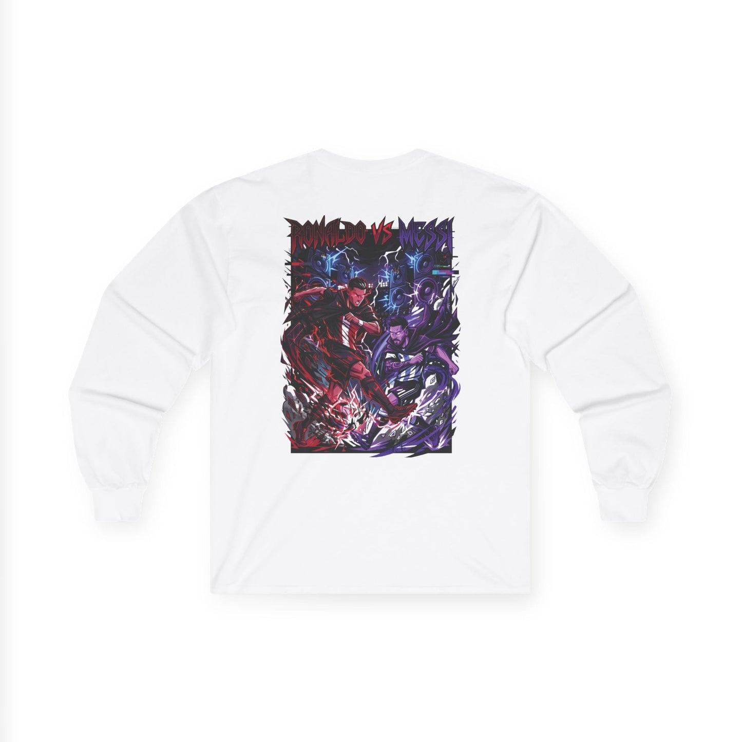 Printify Long-sleeve Ronaldo vs Messi TikTok Only LS