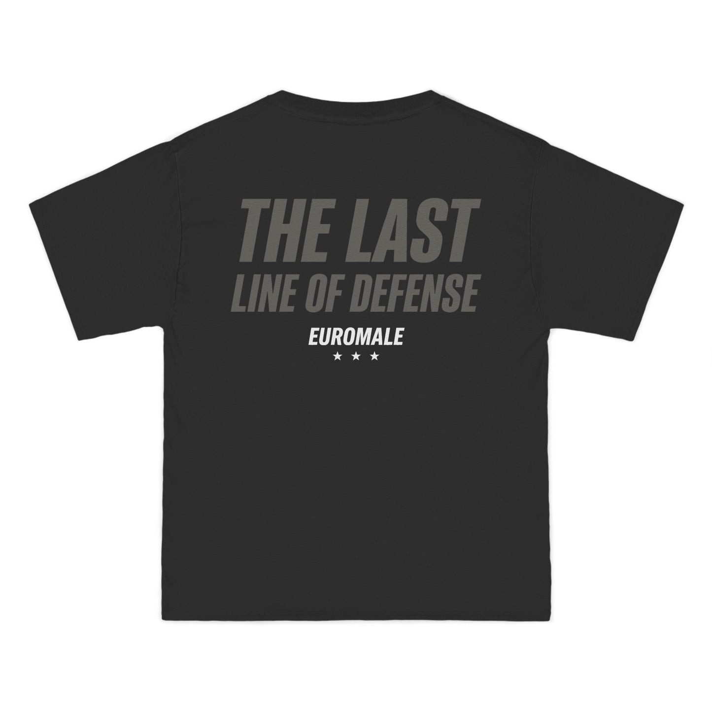 Printify T-Shirt EuroMale - The Last Line Beefy T-Shirt