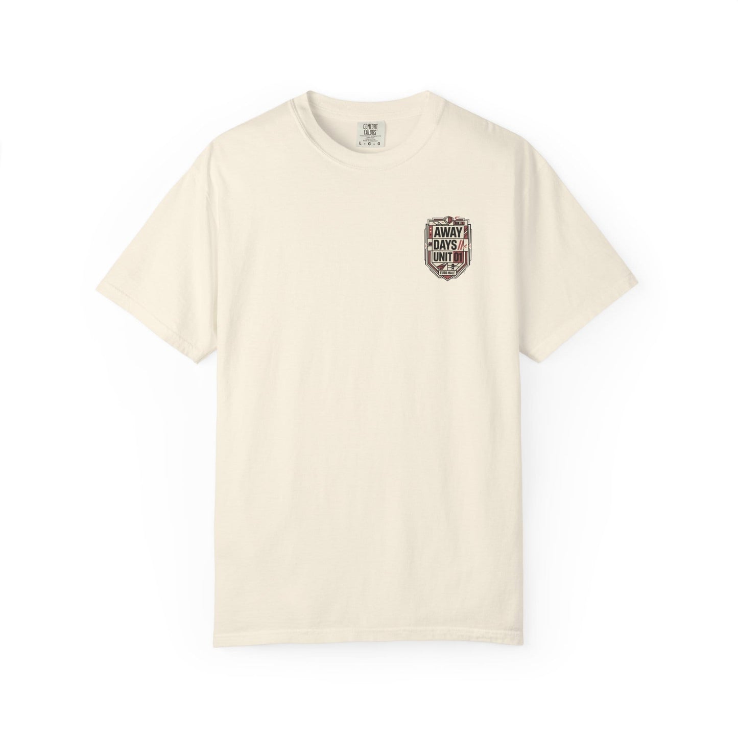Printify T-Shirt Ivory / XL Euro Male Away Days Graphic T-Shirt — "Away Days // Unit 01"