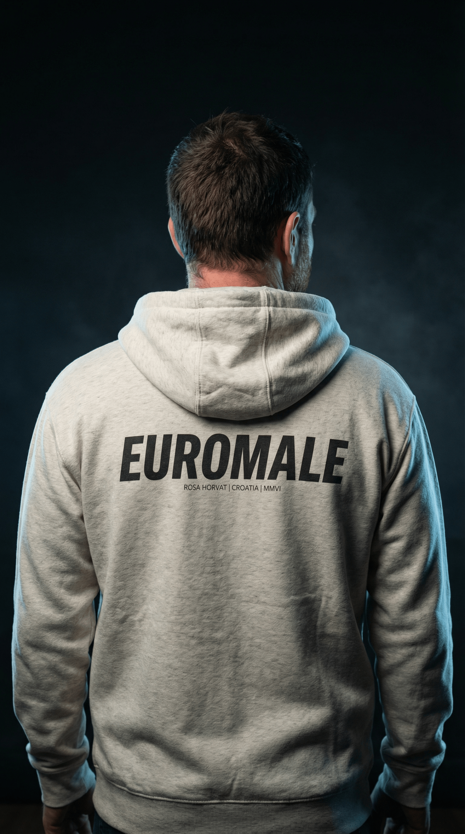 Printify Hoodie EuroMale - Until the end of time - Zip up