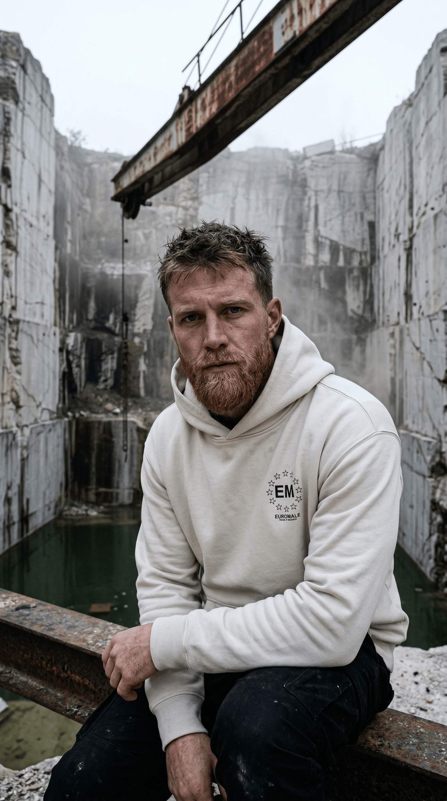 Printify Hoodie EuroMale EU Mogger Hoodie