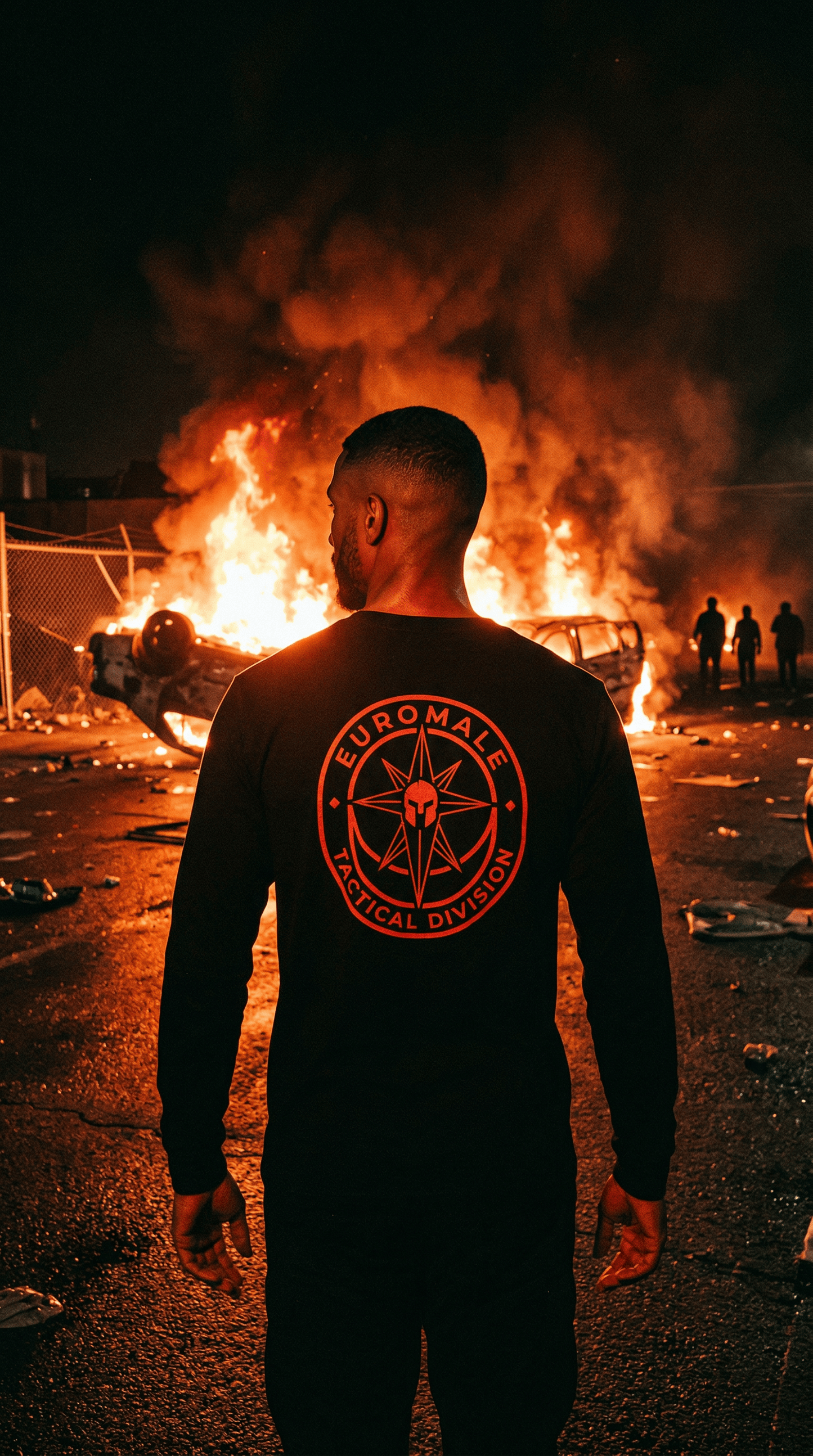 Printify Long-sleeve XS / Black EuroMale Tactical Europa Long Sleeve
