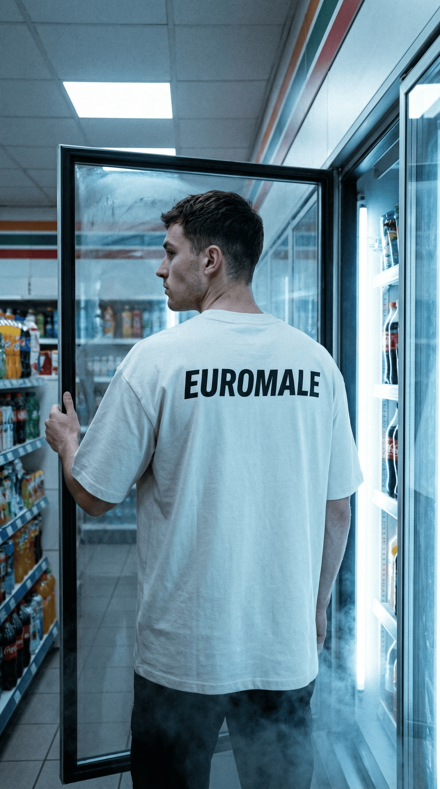 Printify T-Shirt Euro male Essential Oversized Spring Tee