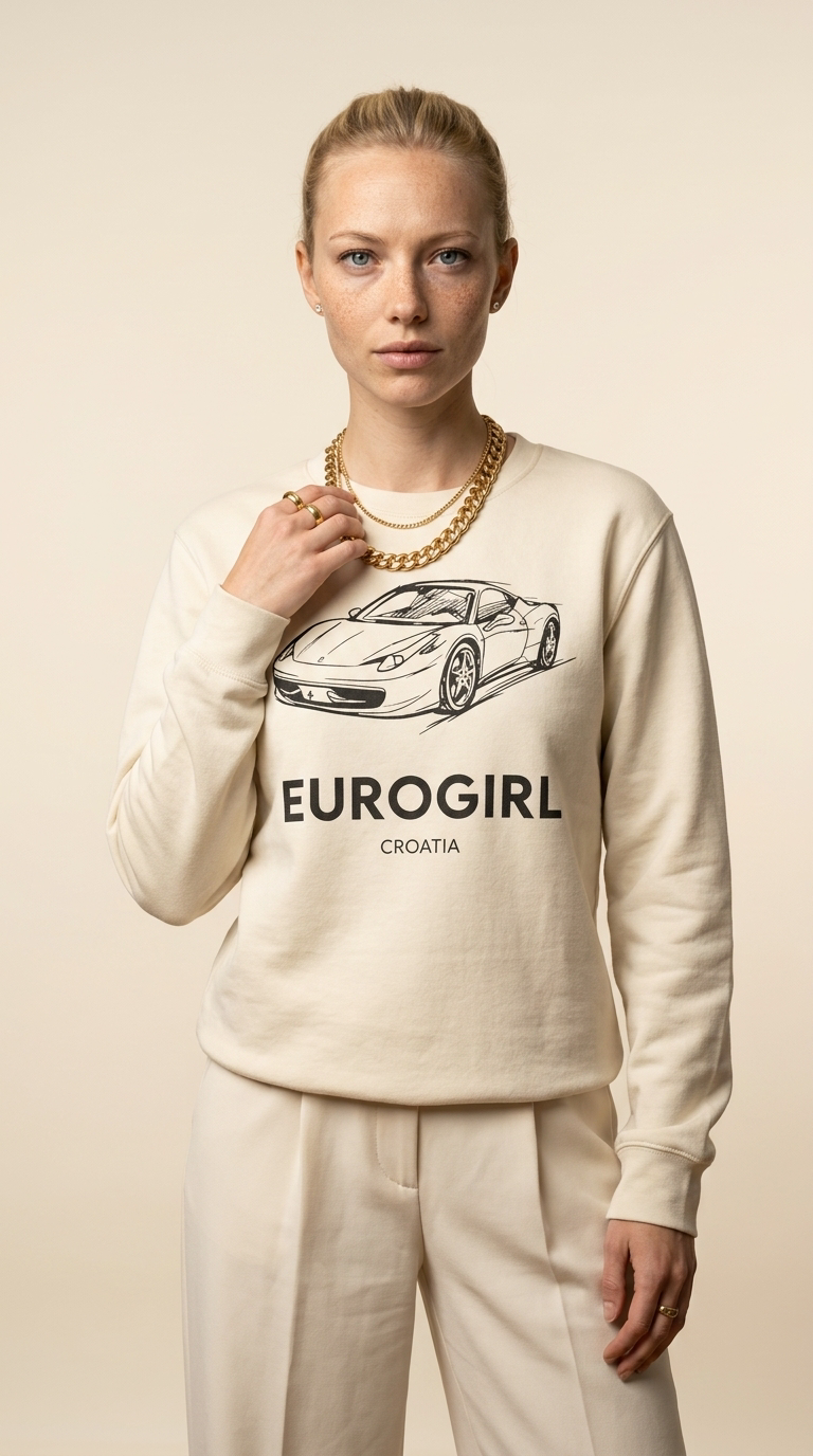 EuroGirl Cream Pullover