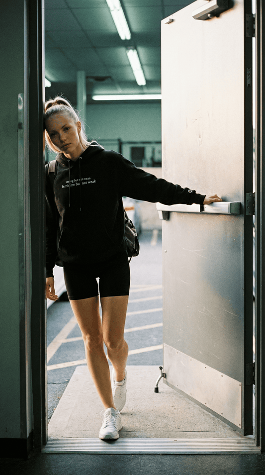 Printify Hoodie Black / S EuroGirl Black Champion Limited