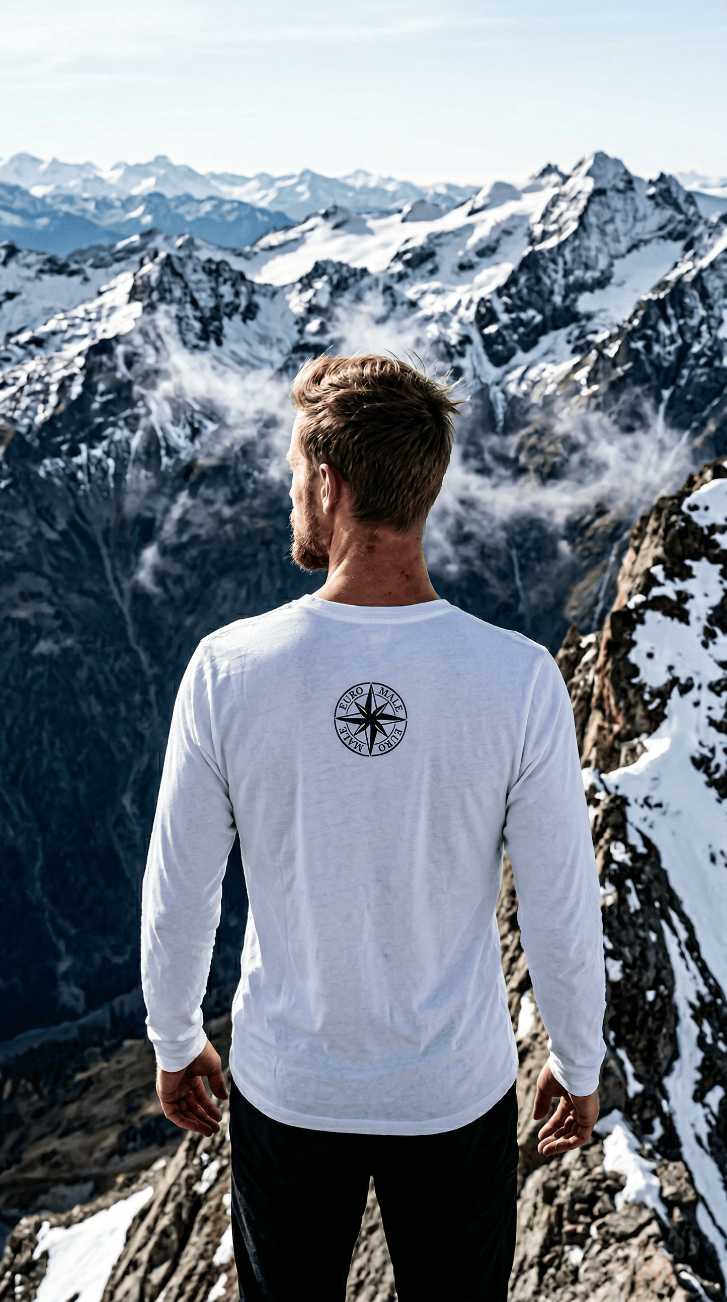 Printify Long-sleeve EuroMale Stone Cold Long Sleeve