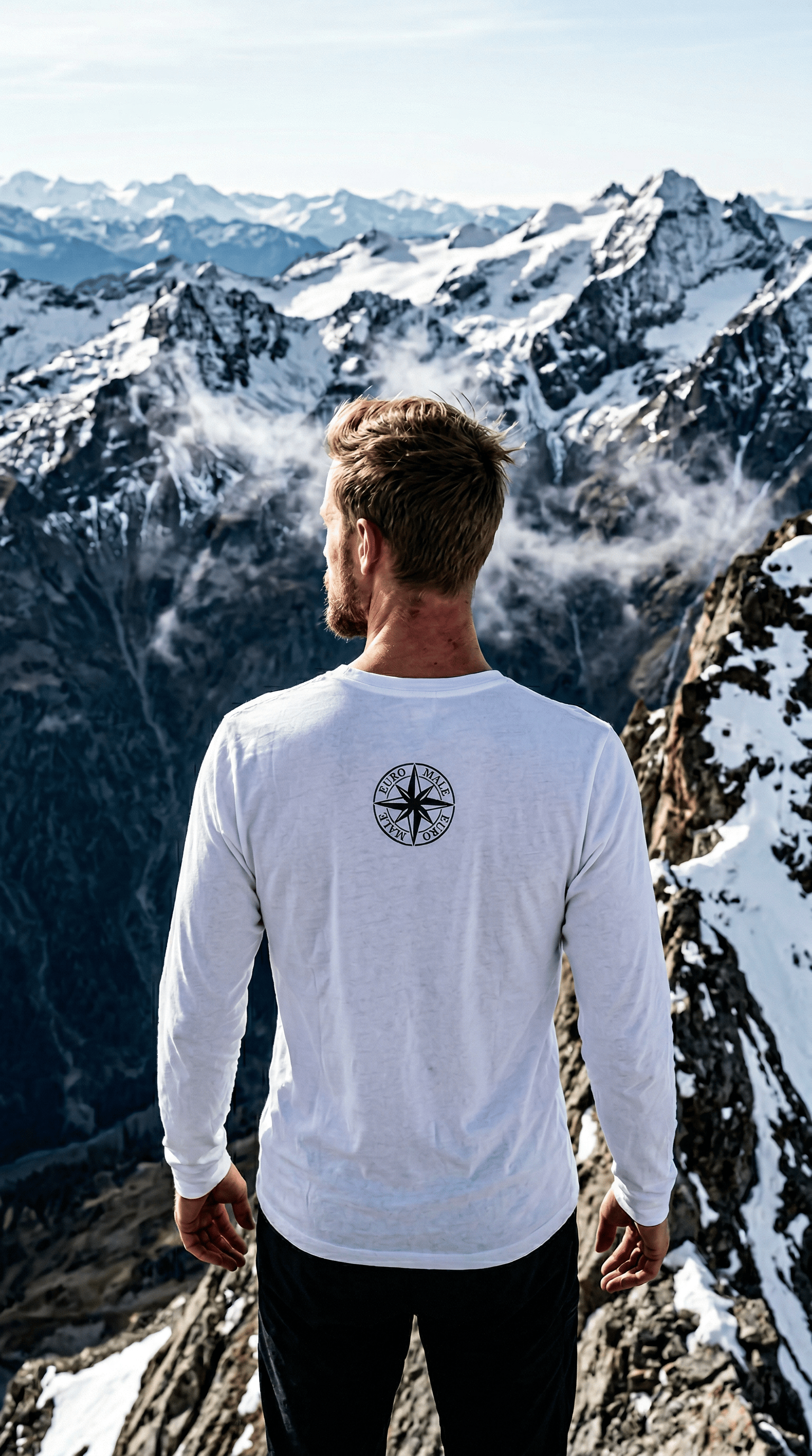 Printify Long-sleeve EuroMale Stone Cold Long Sleeve