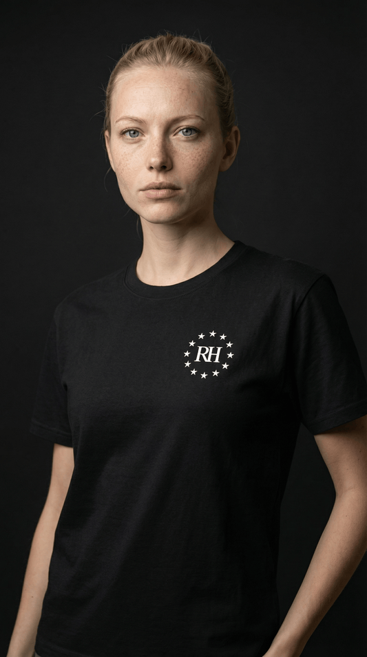 Printify T-Shirt Black / S EuroGirl Black Spring 2026 - EU Heavy Tee