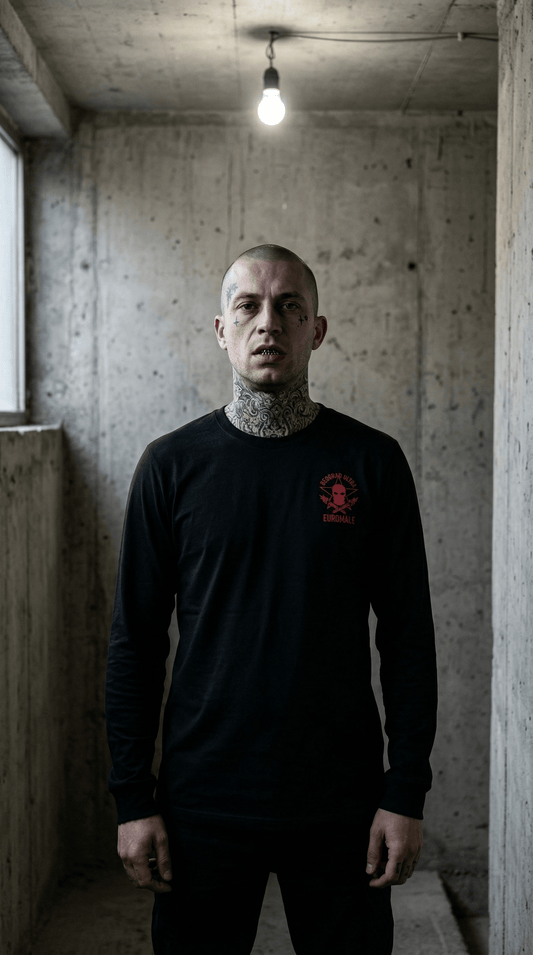 Printify Long-sleeve XS / Black EuroMale Ultra Long Sleeve