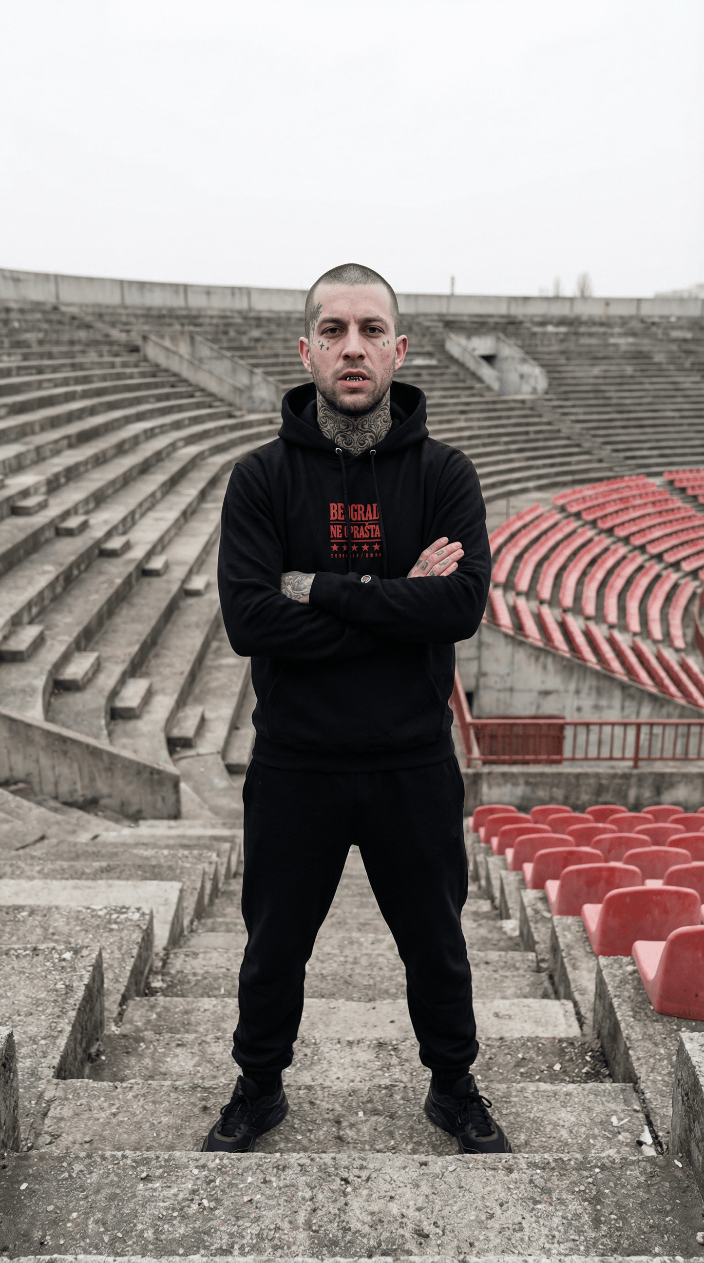 Printify Hoodie EuroMale Ode to Belgrade Ultra Hoodie
