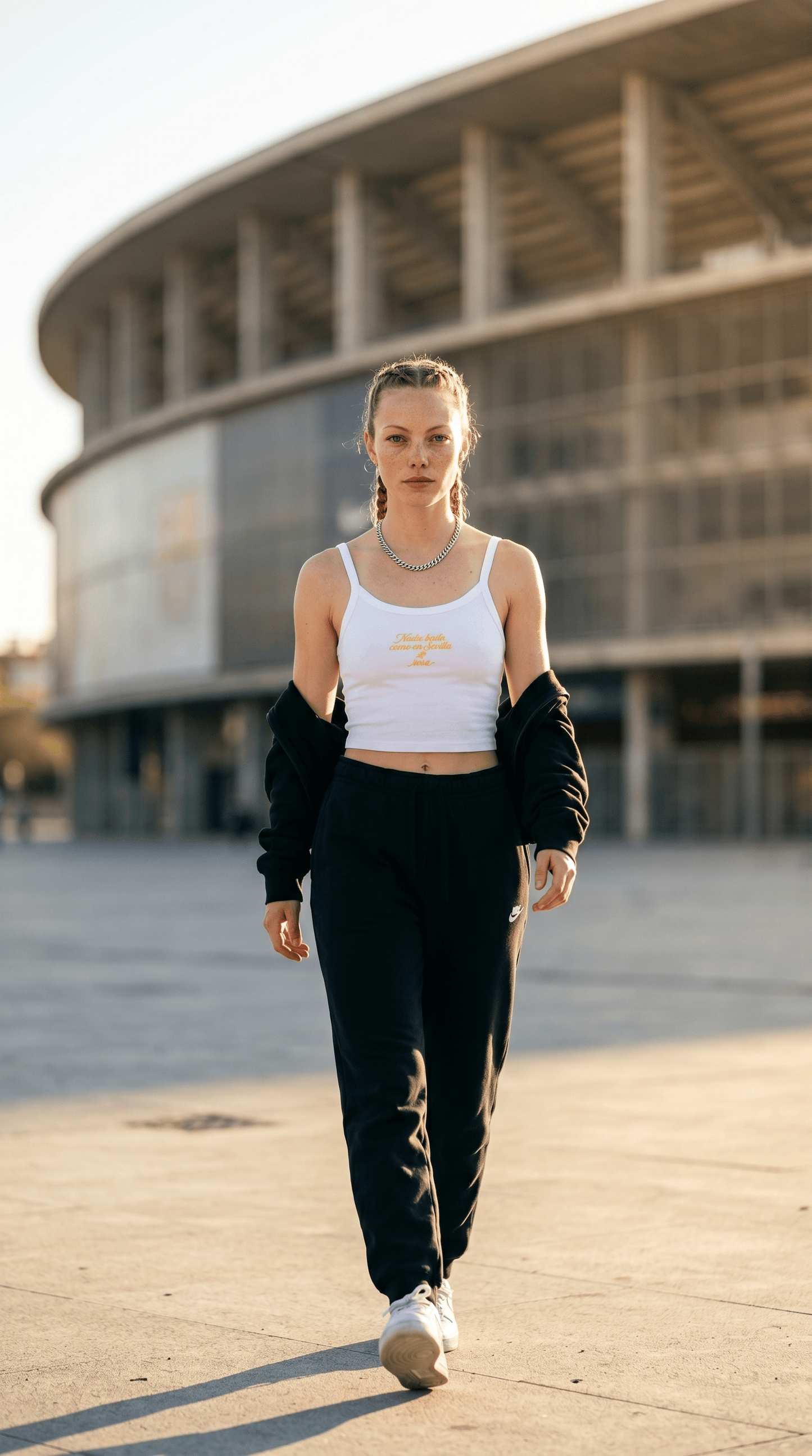 Printify Tank Top Euro Girl Rosa Sevilla Tank Top