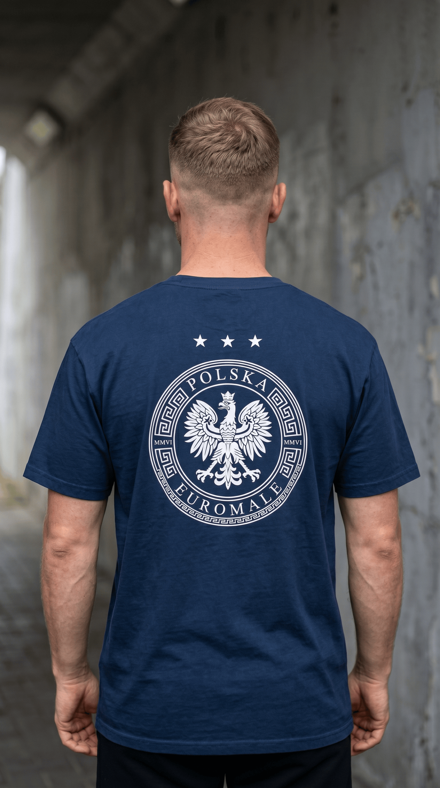 Printify T-Shirt EuroMale - Polska Eagle Crest Tee