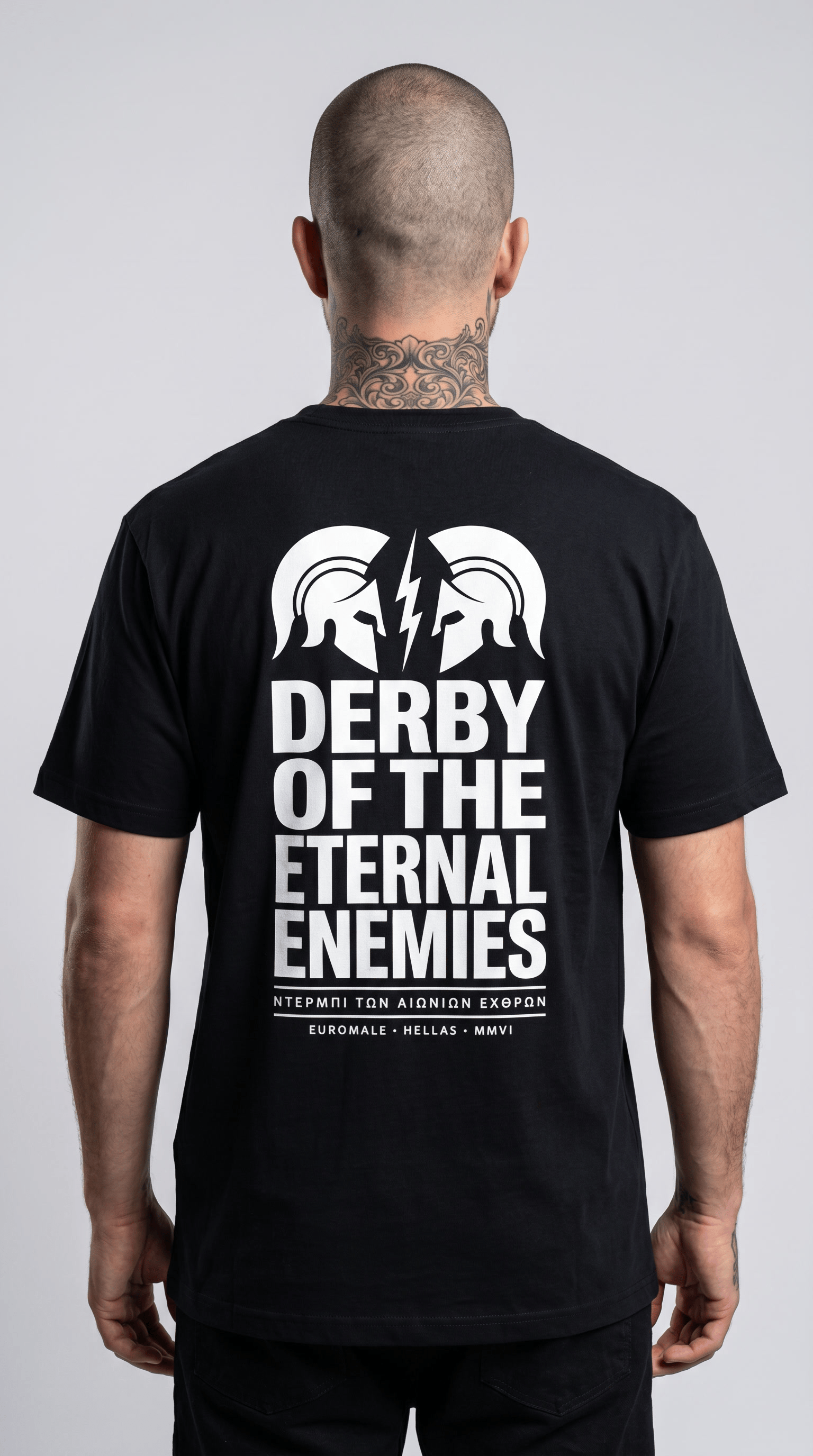 Printify T-Shirt Euro Male Greece Derby of the Eternal Enemies T-shirt