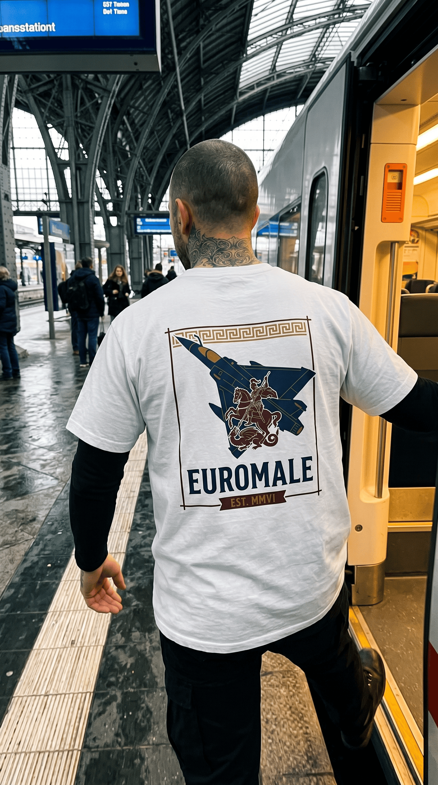 Printify T-Shirt EuroMale St George Byzantine Tee
