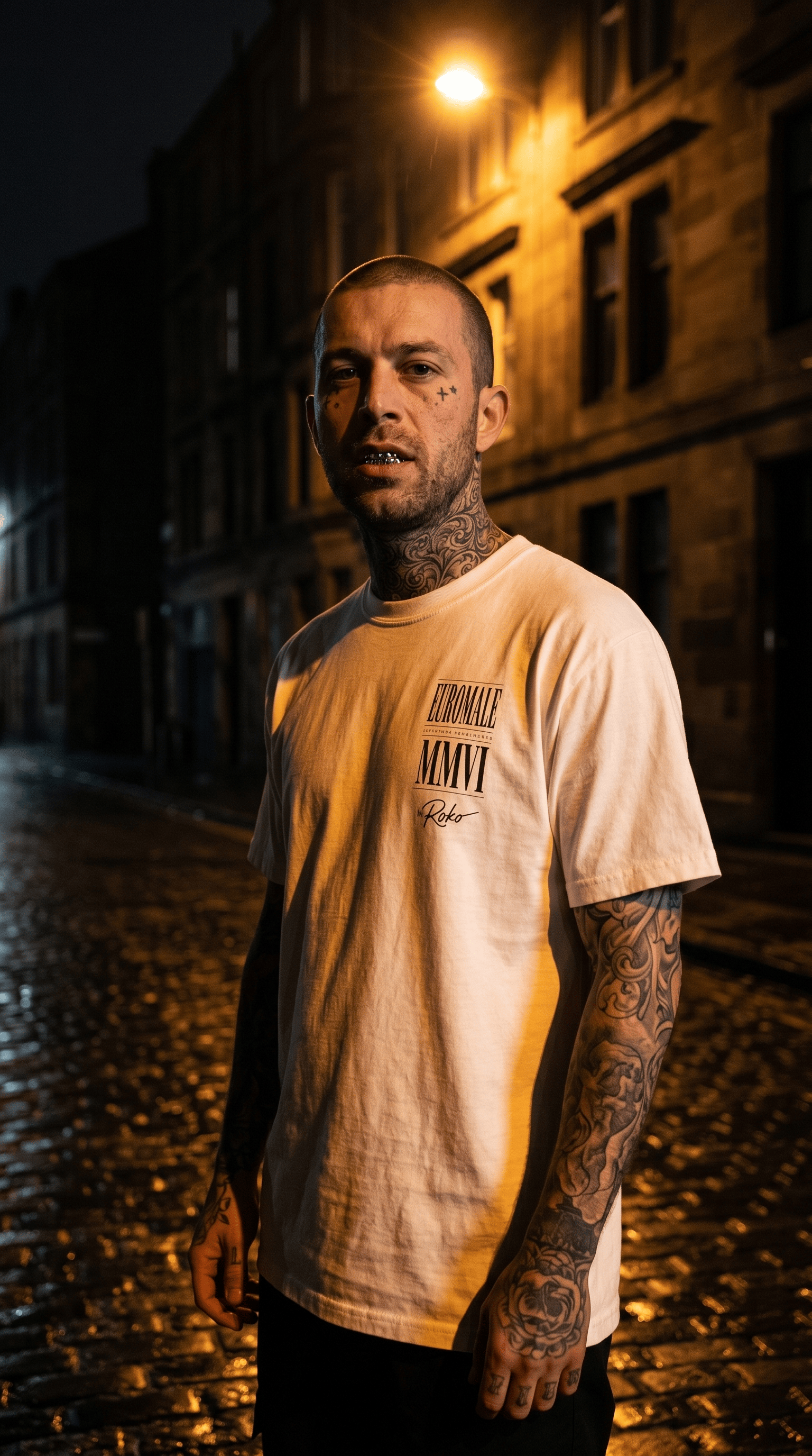 Printify T-Shirt White / S Euro Male - Irish Brotherhood Summer Tee